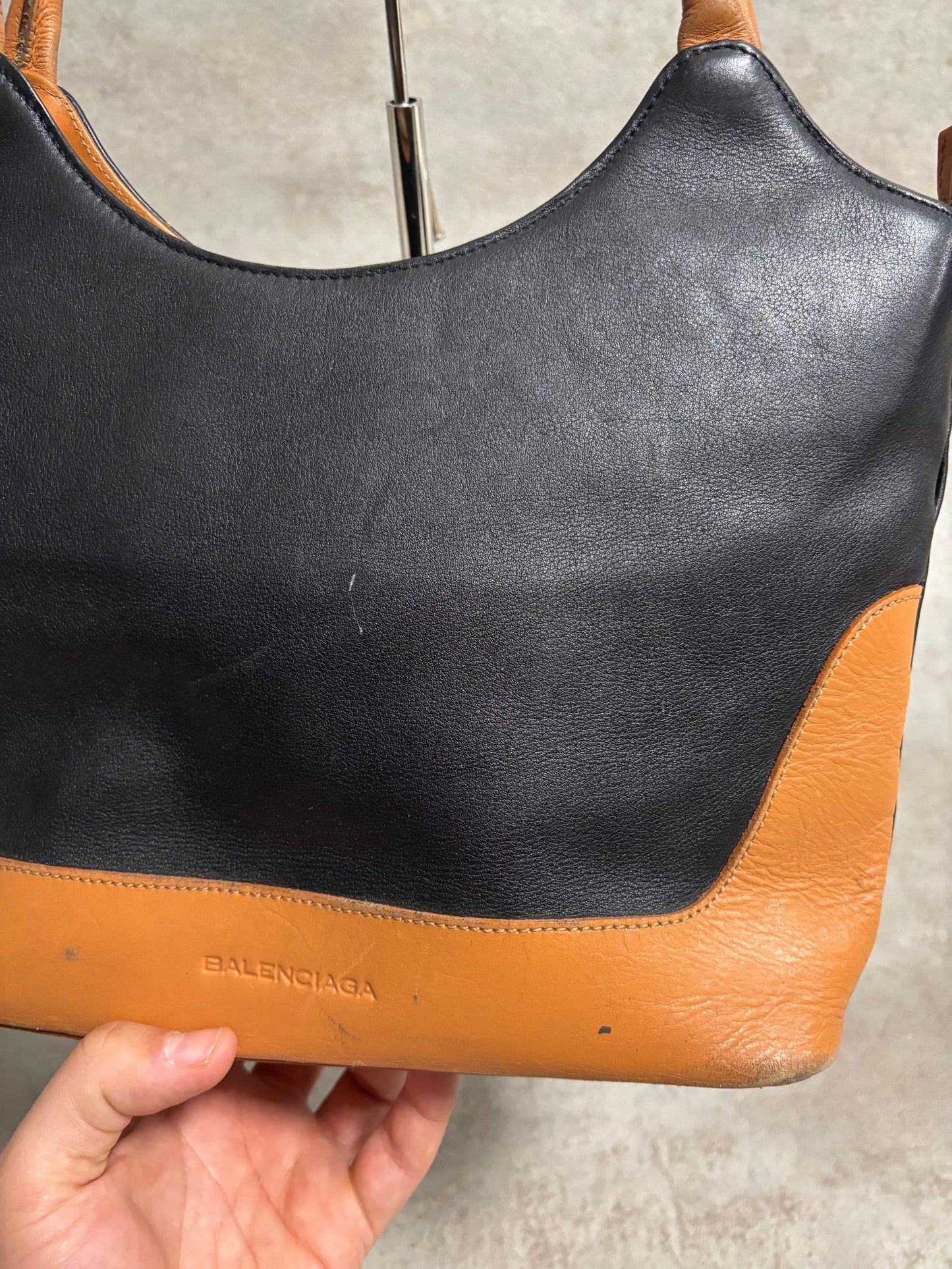 Bolso Cuero Piel Balenciaga 00s Vintage