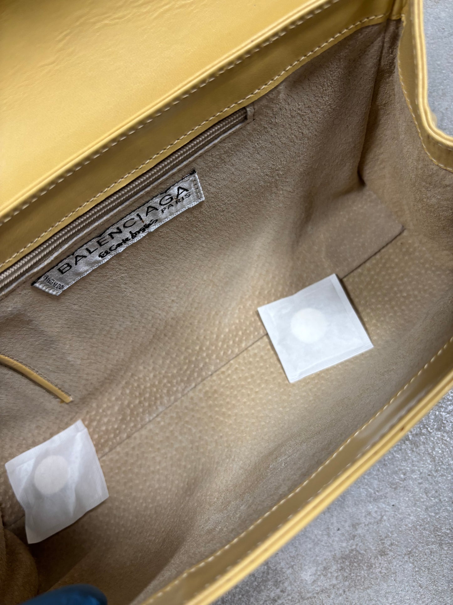 Bolso Cuero Hombro Estructura Balenciaga Paris 90s Vintage