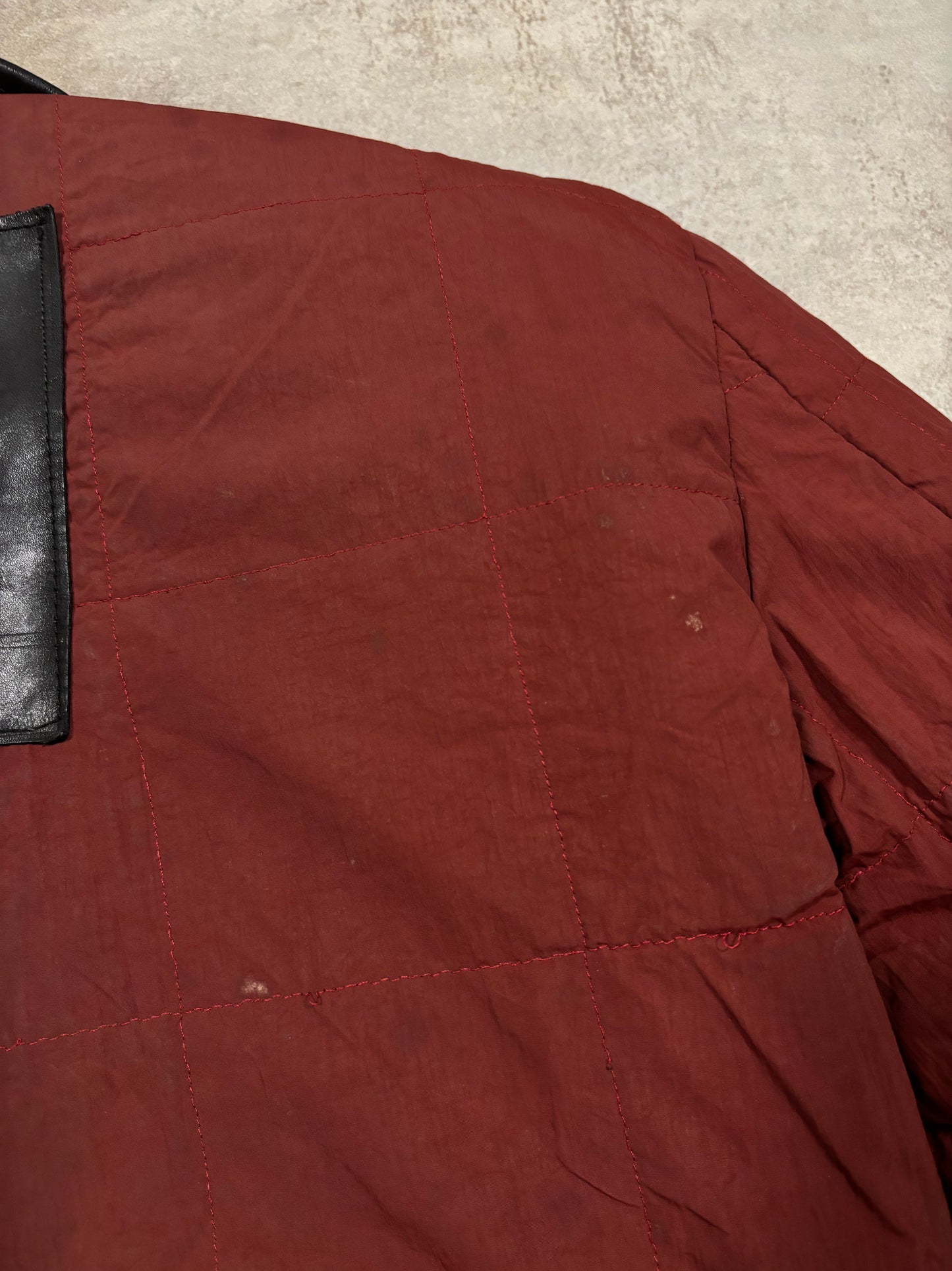 Chaqueta Cuero Marithé François + Girbaud ‘Compagnie des Montagnes et Des Forets’ 80s Vintage - L