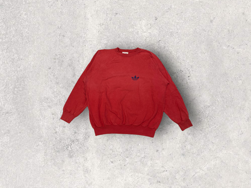 Sudadera Adidas ‘Faded’ 80s Vintage - L