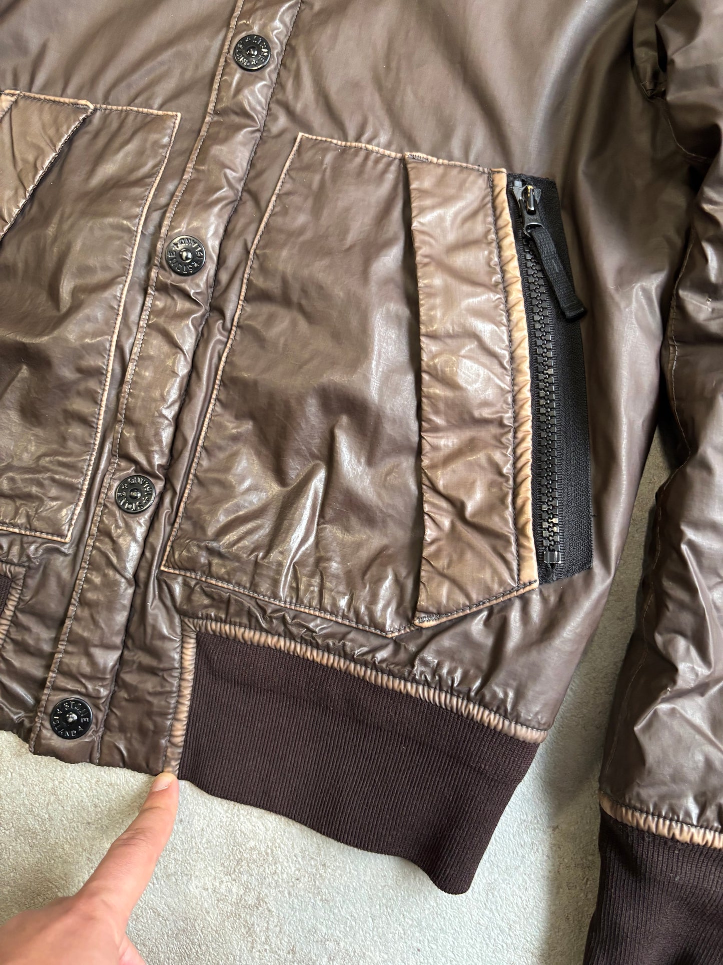 Chaqueta Bomber Stone Island ‘Mussola Gommata’ 2014 - S