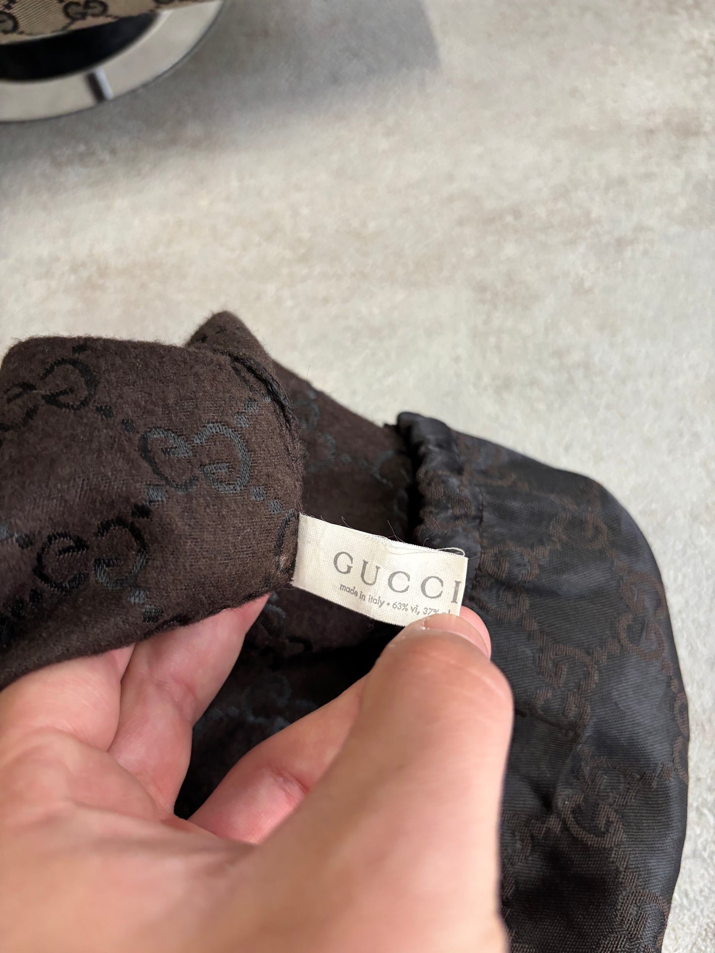 Bolso Totebag de Hombro Jackie Gucci + Guardapolvos Original 00s Vintage