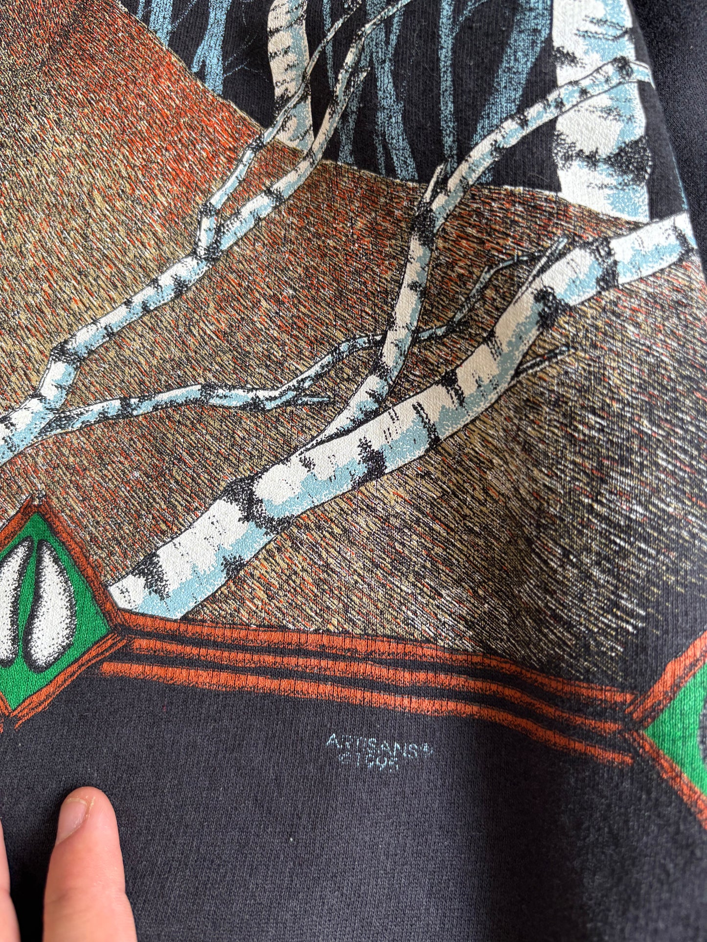 Sudadera ‘Full Print’ Deer 1995 Vintage - L