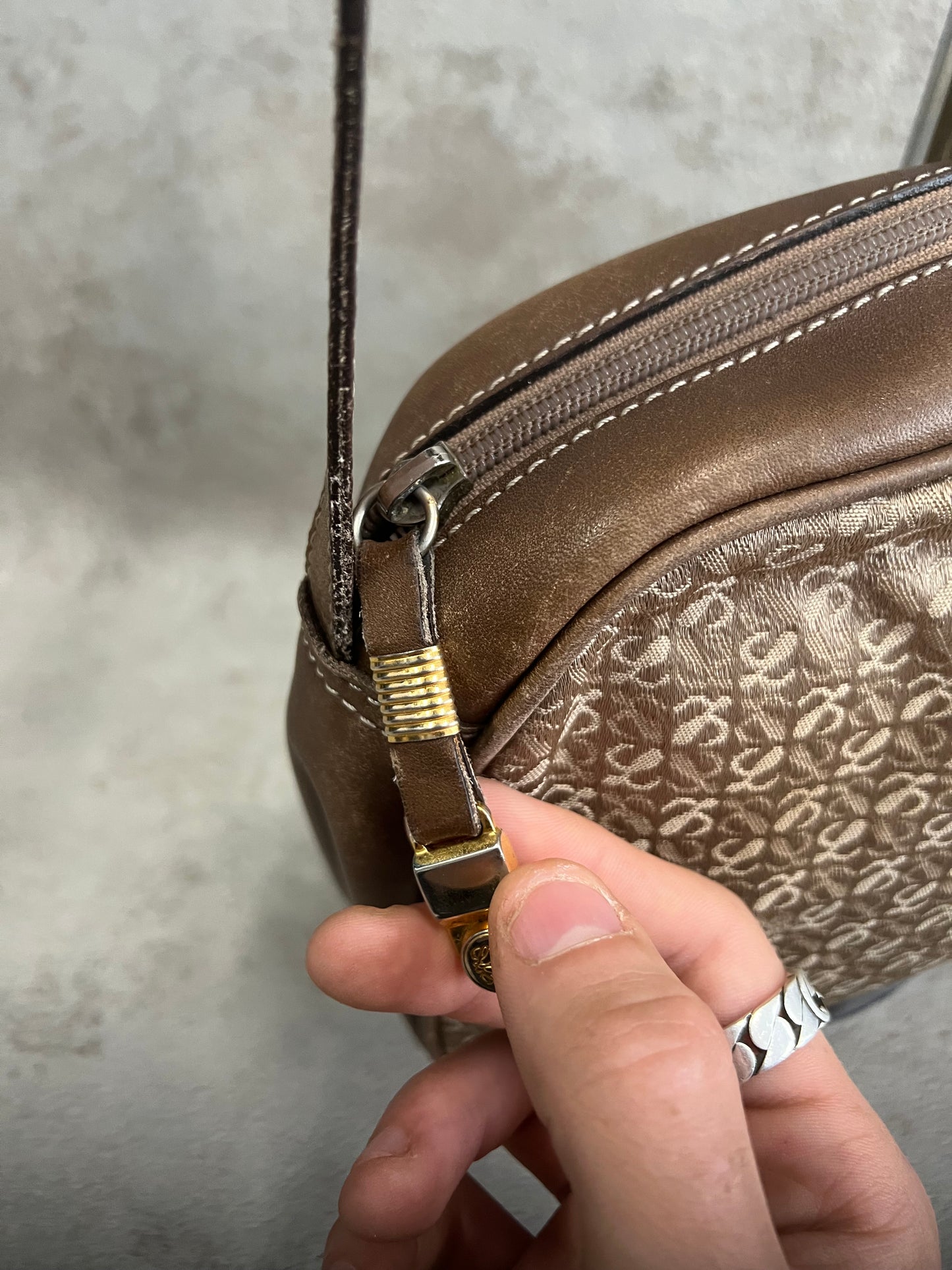 Bolso Tela Vintage Loewe 90’s