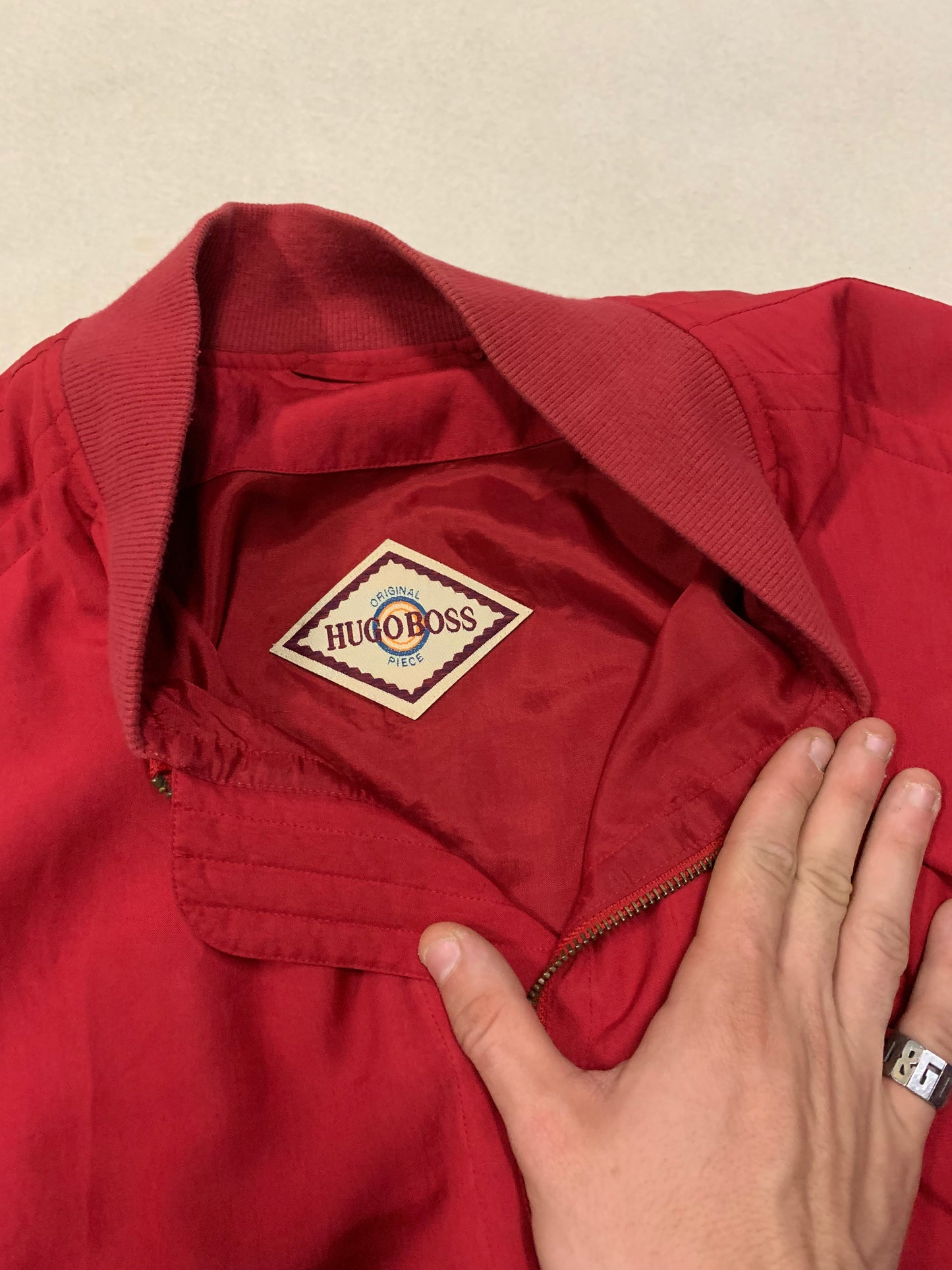 Chaqueta Lino Vintage Hugo Boss 80’s - L