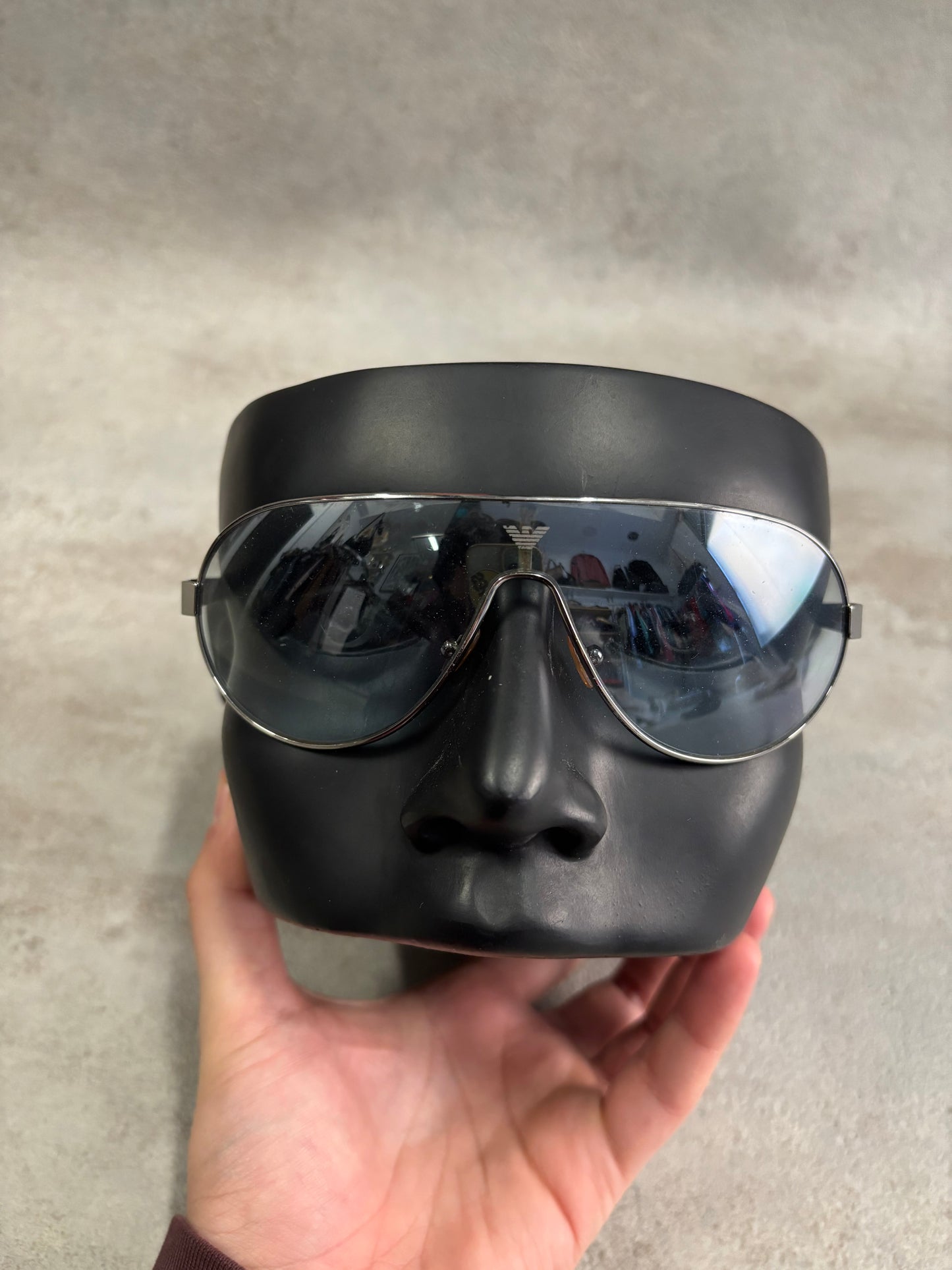 Gafas Cristal Transparente Emporio Armani 00s Vintage
