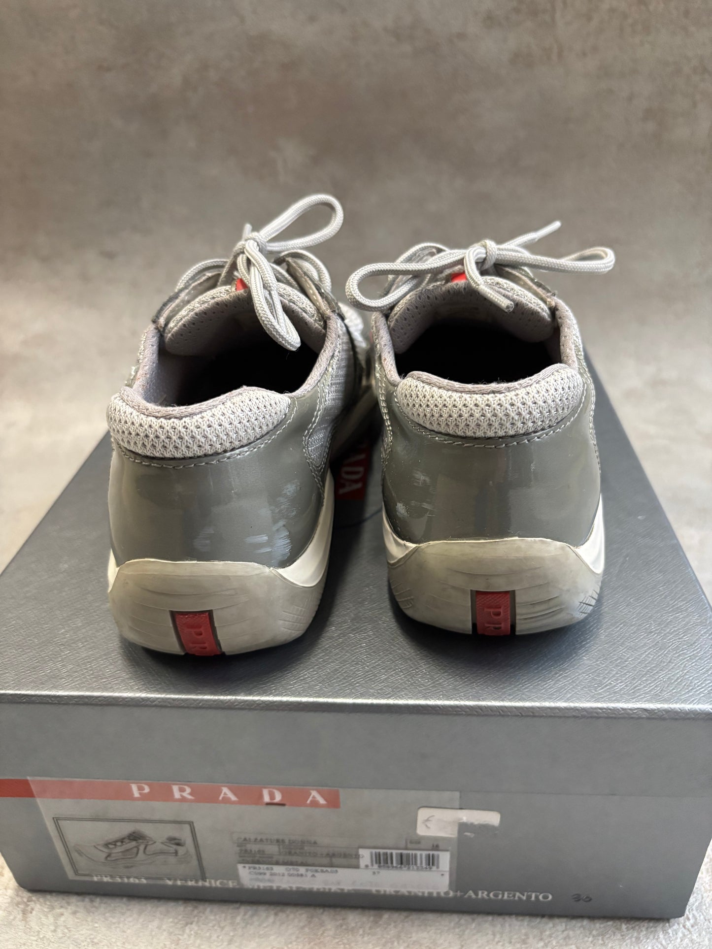 Zapatillas Charol Prada America’s Cup 00s Vintage + OG Case - 37,5