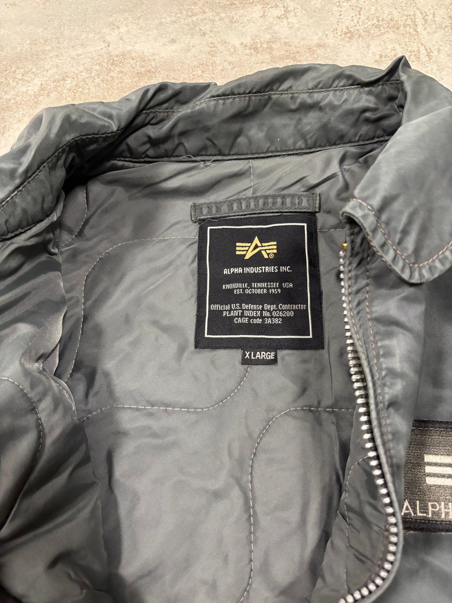 Chaqueta Bomber Alpha Industries 00s Vintage - XL