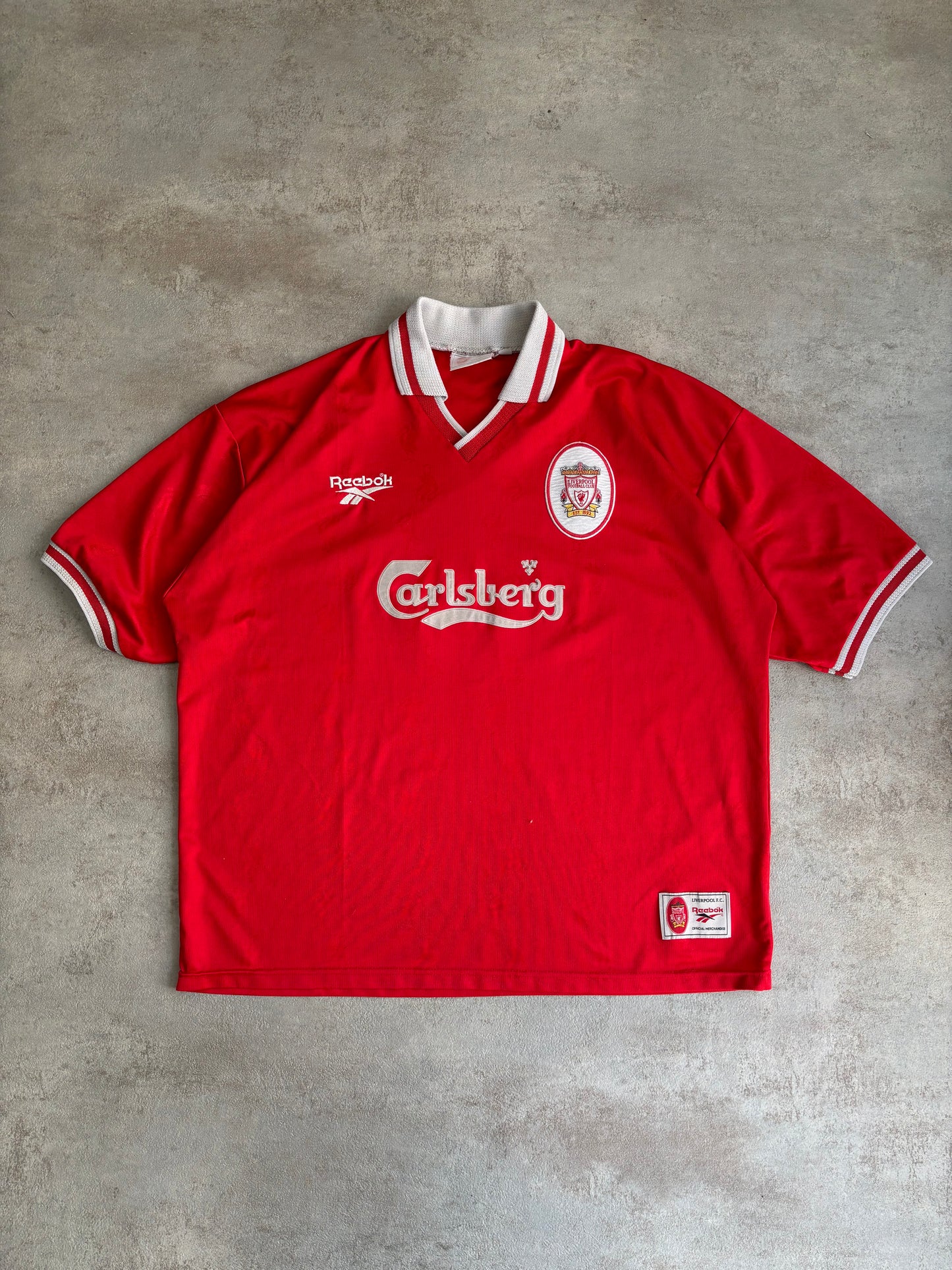 Camiseta Reebok Liverpool 1996/1997 Vintage - XL
