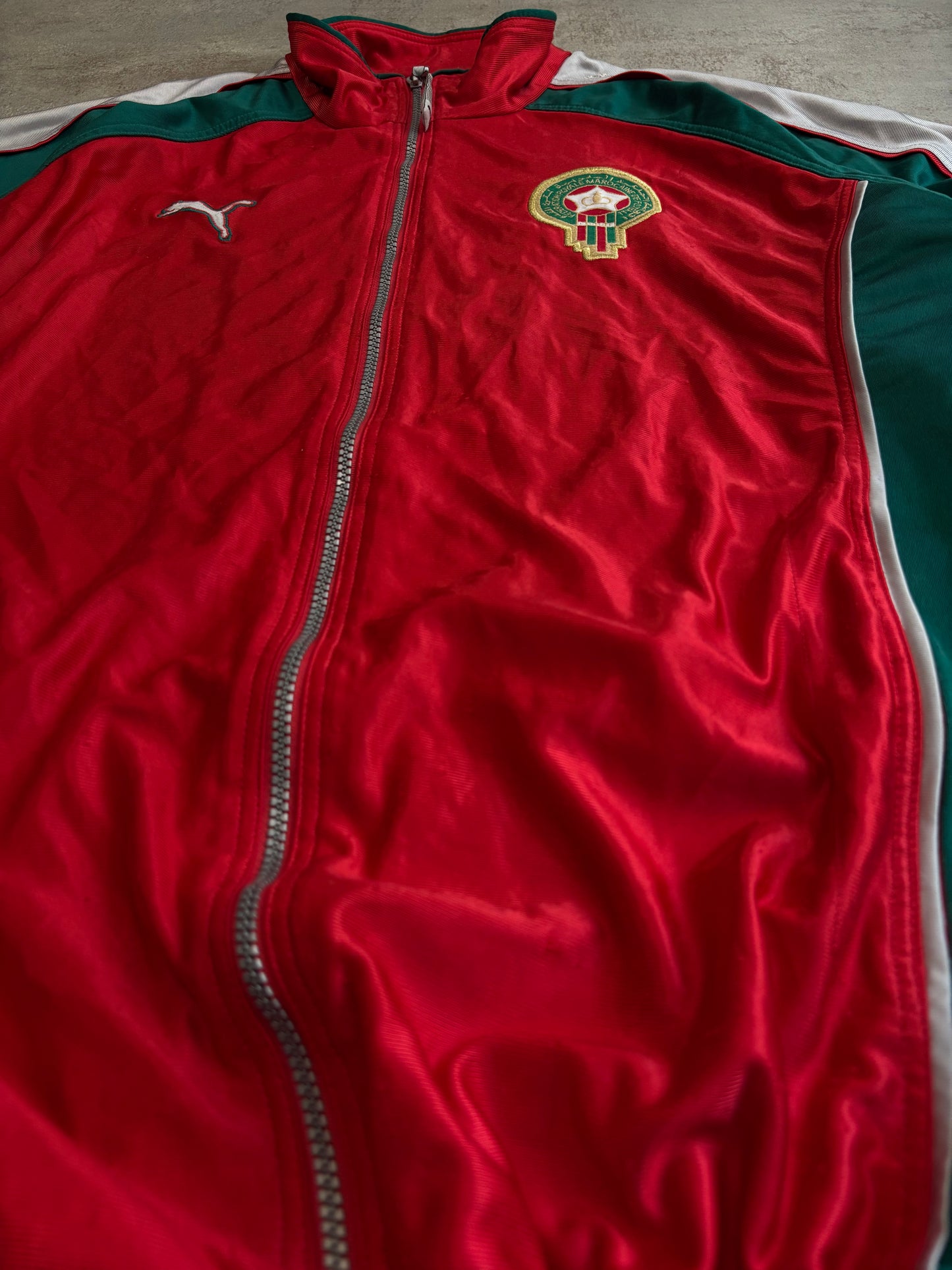 Chaqueta Track Puma Marruecos 1998/99 Vintage - L