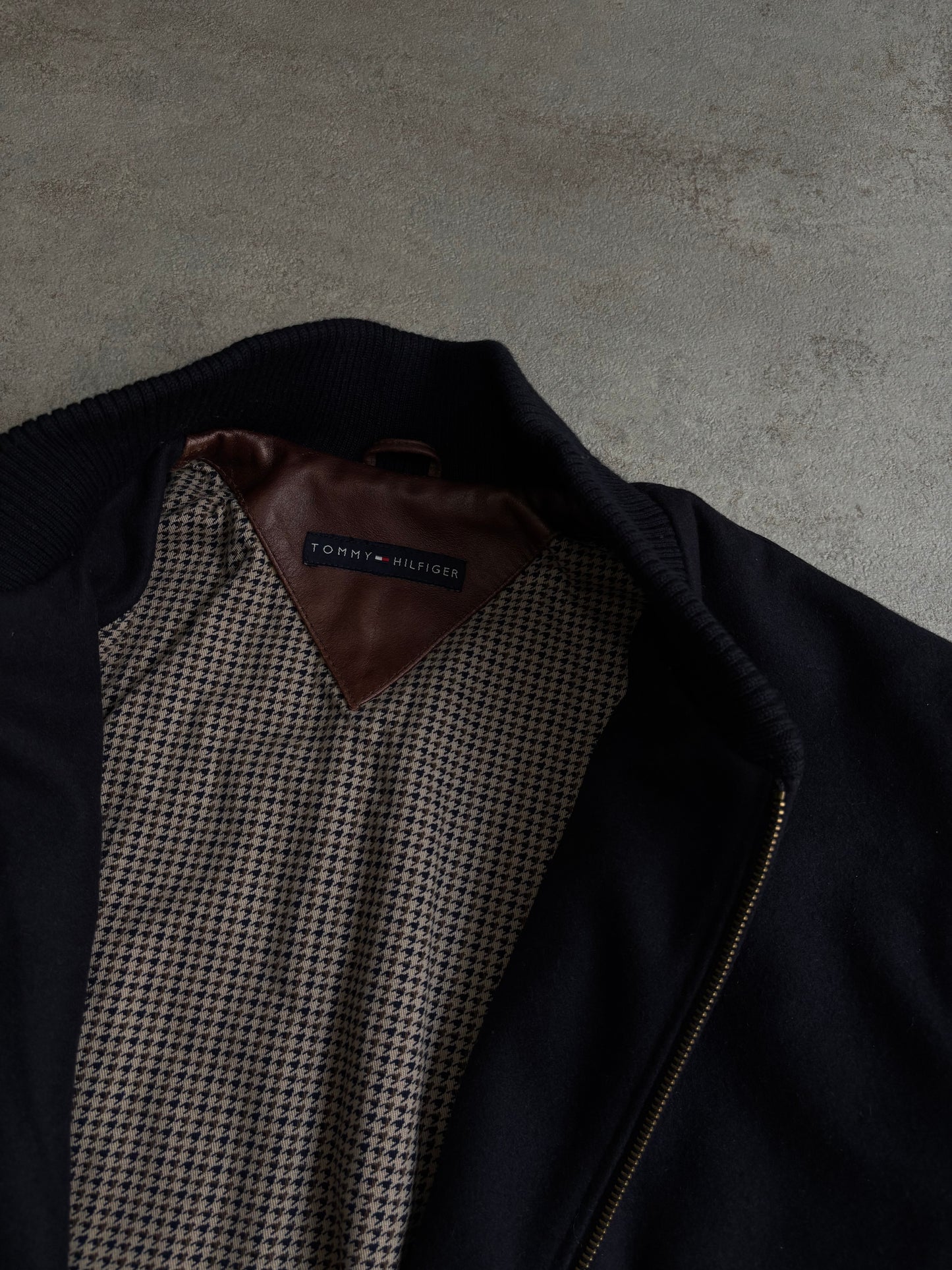 Chaqueta Varsity Leather Tommy Hilfiger - M