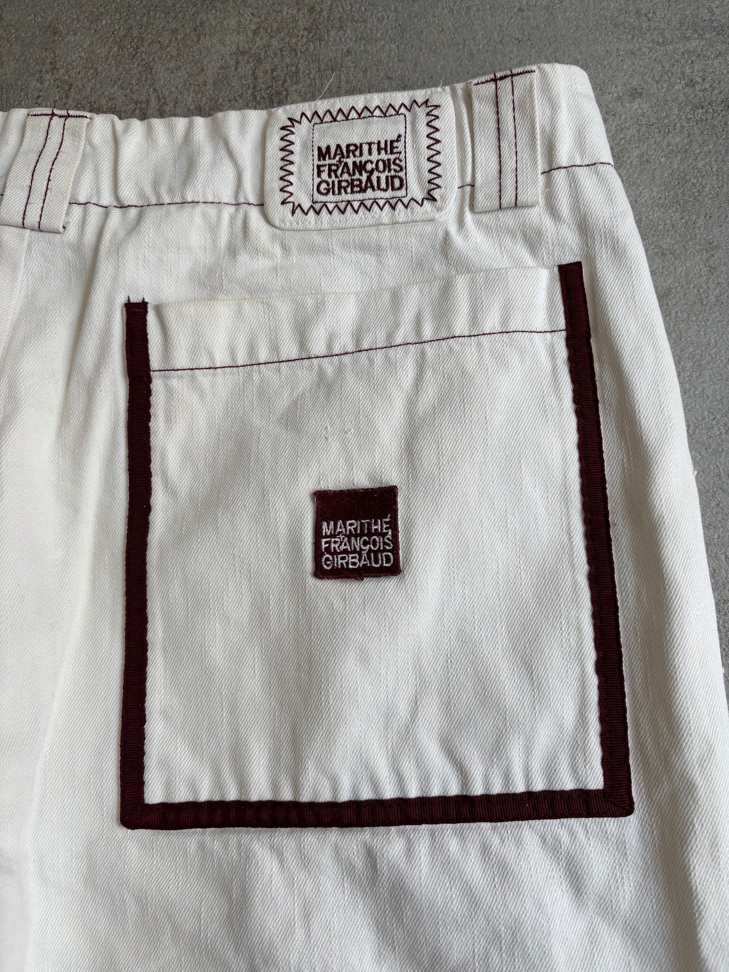 Pantalones Baggy Stripes Marithé François + Girbaud 00s Vintage - XL