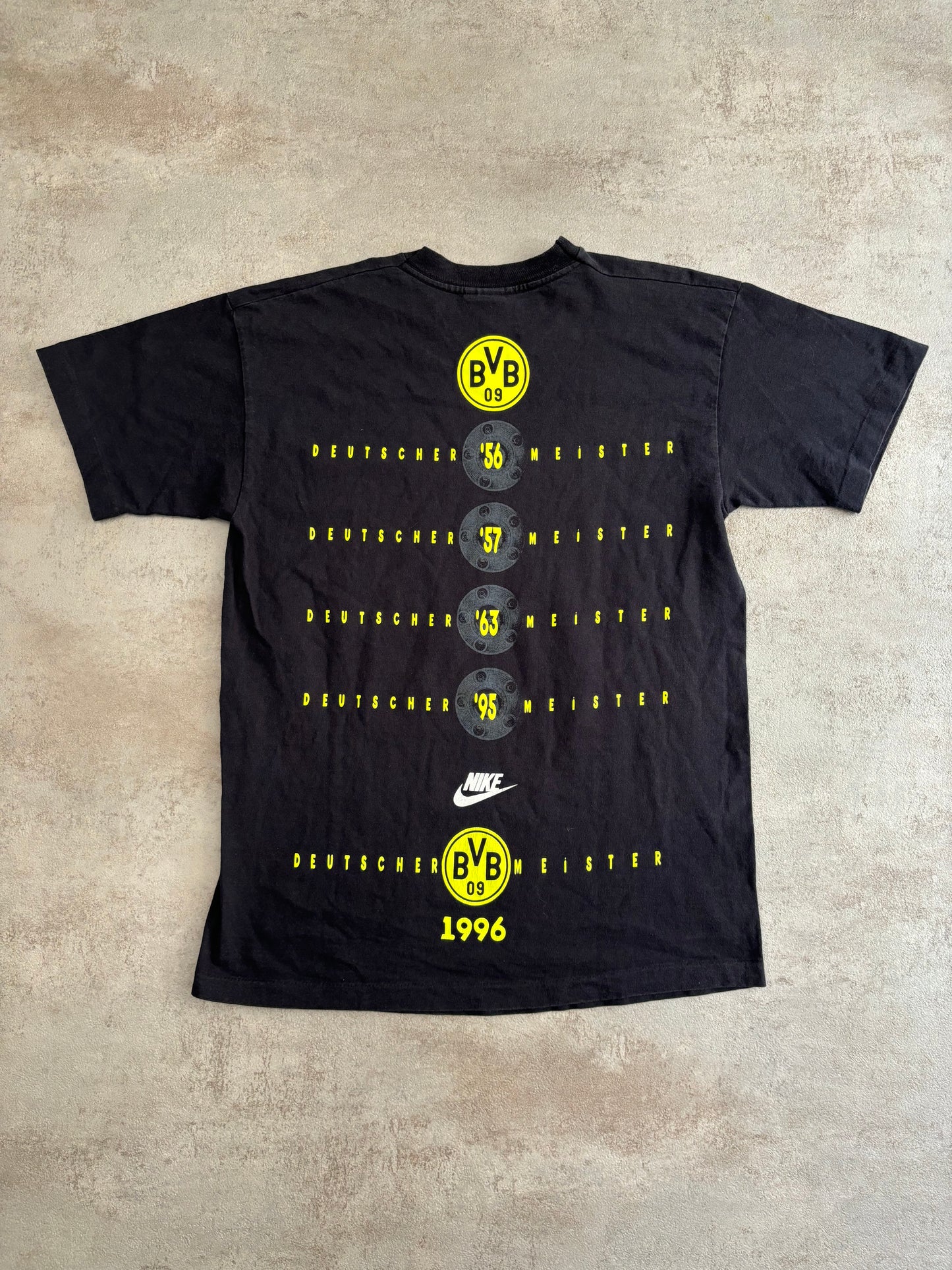 Camiseta Nike Borussia Dortmund Campeón Bundesliga 1996 Vintage - L