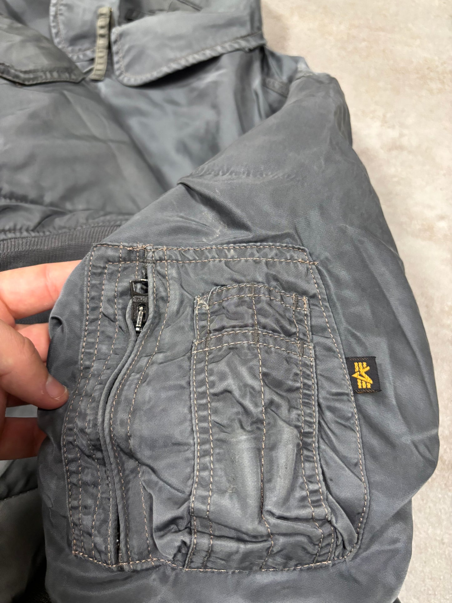 Chaqueta Bomber Alpha Industries 00s Vintage - XL
