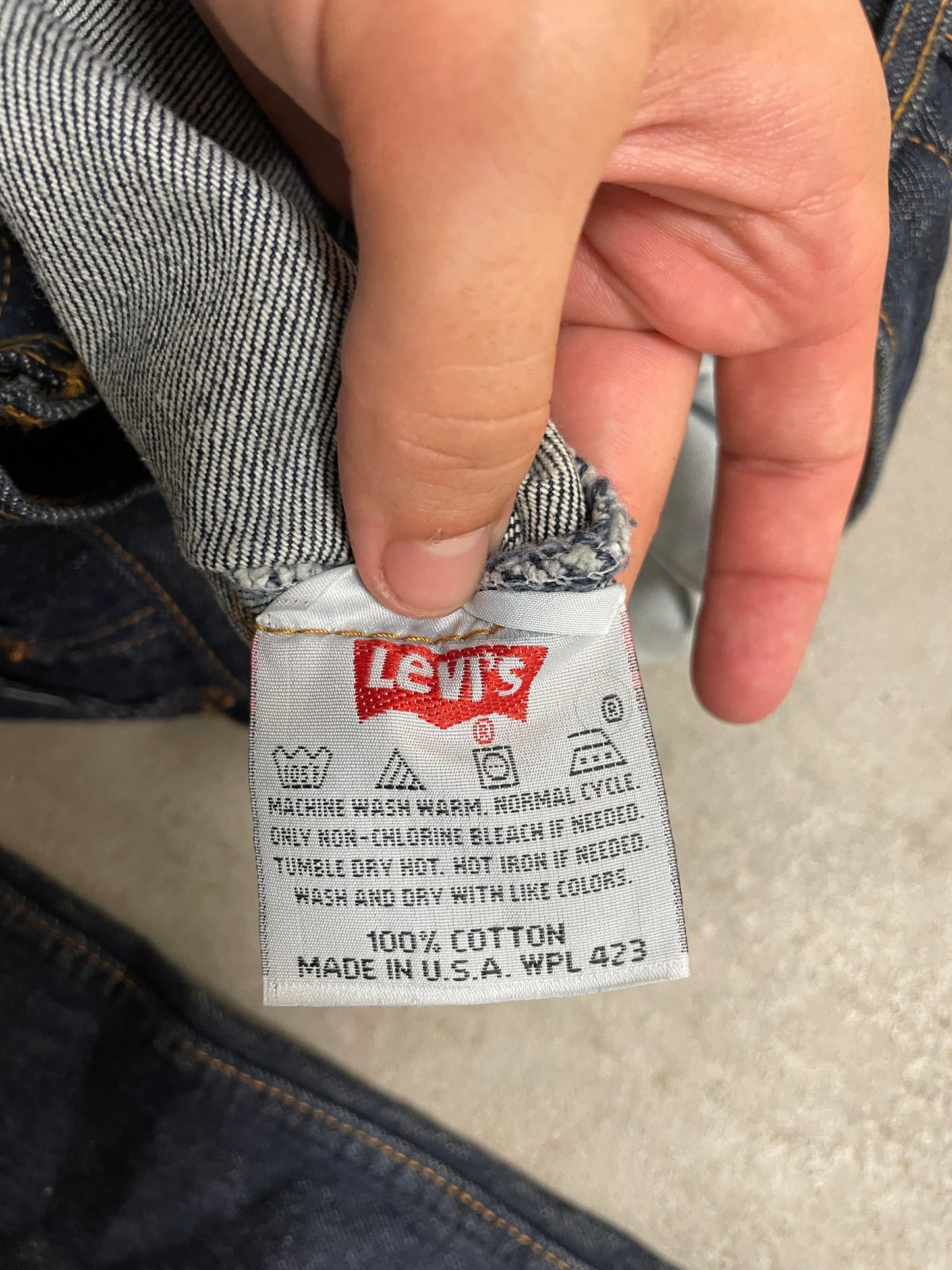 Pantalones Levi’s Índigo 00s Vintage - L