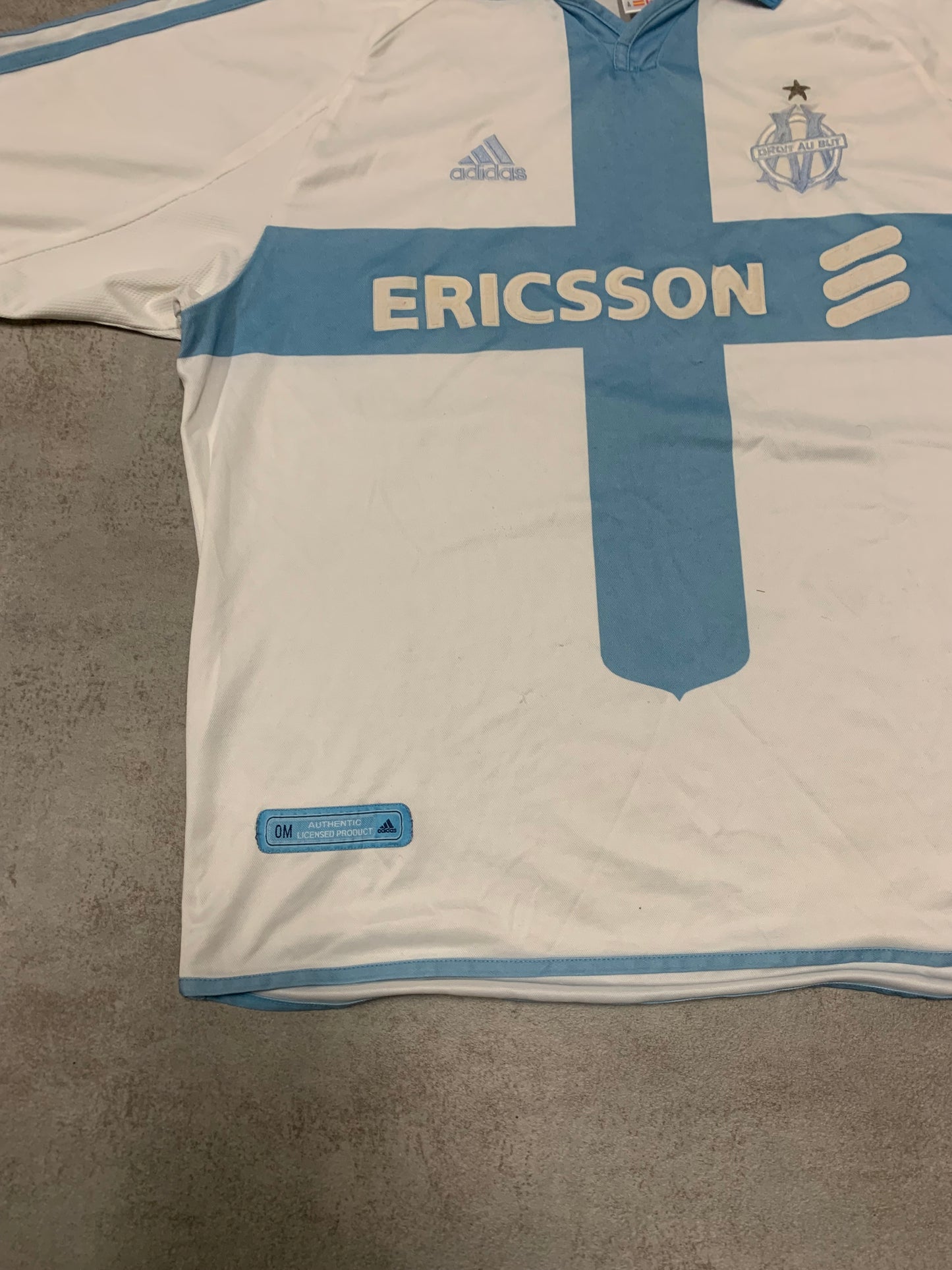 Camiseta Fútbol Vintage Adidas Marsella 2001/02 - XL