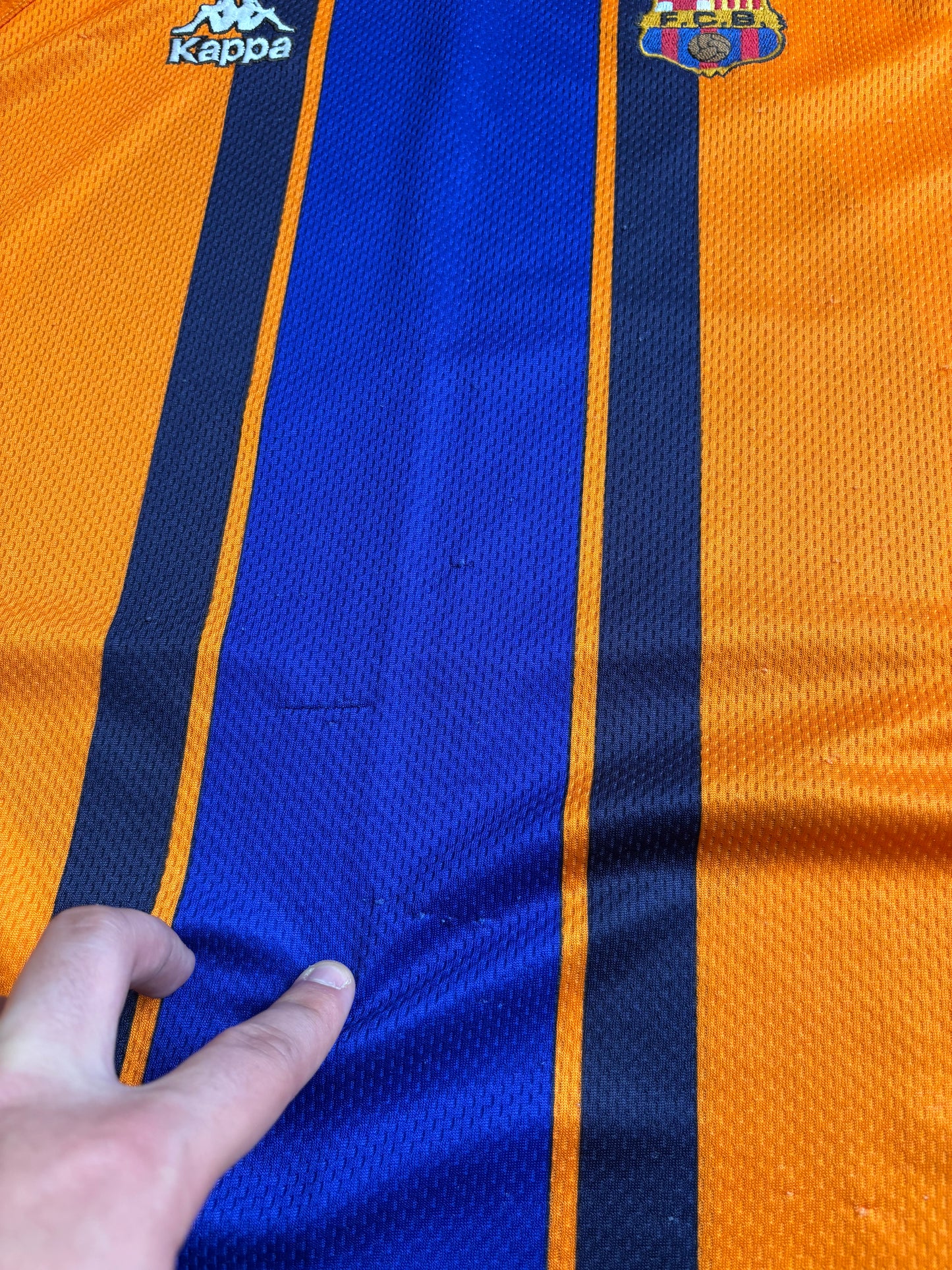 Camiseta Away Kappa Barcelona 1997/98 Vintage - L