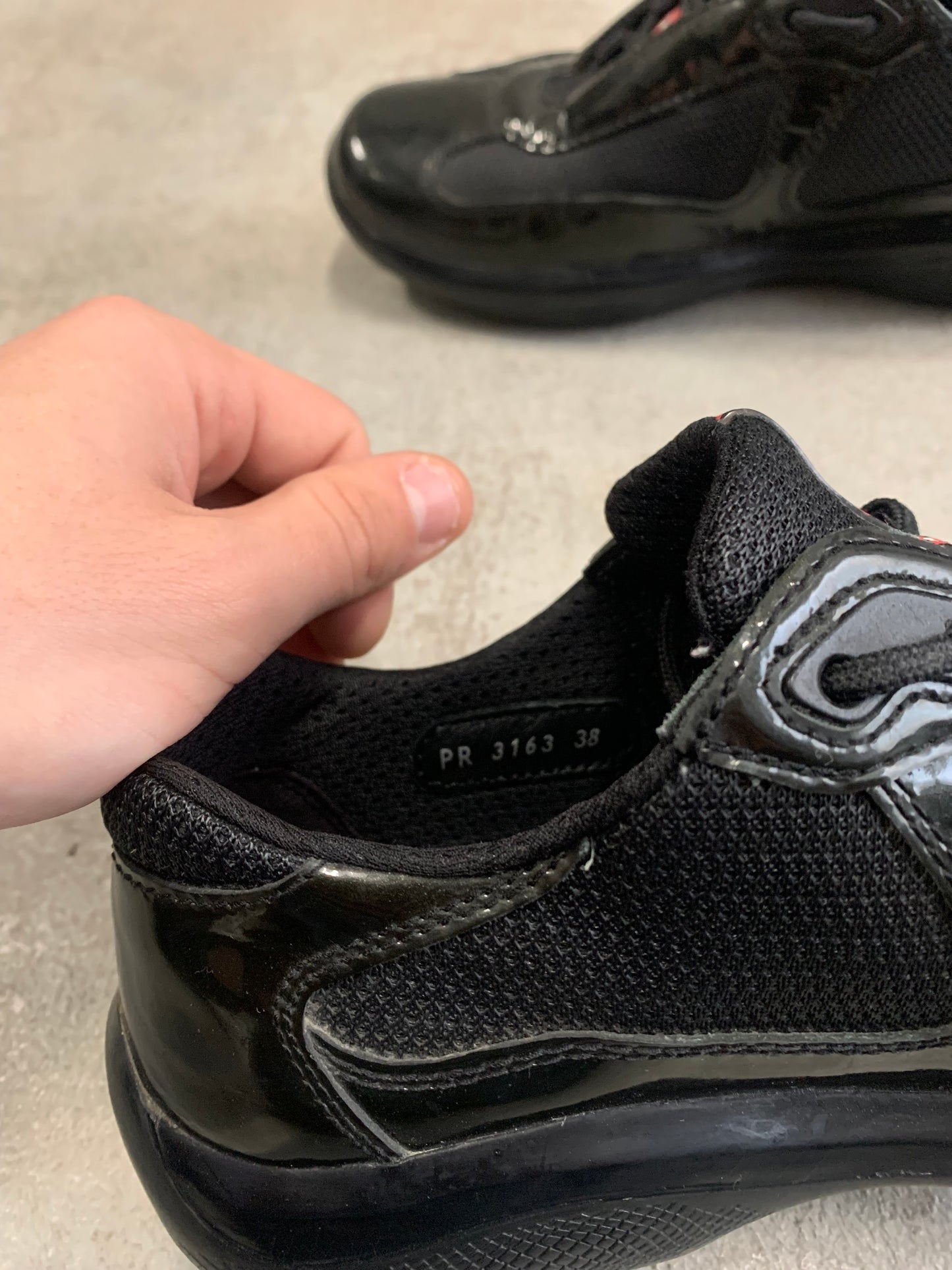 Zapatillas Charol Vintage Prada America’s Cup 00’s - 38