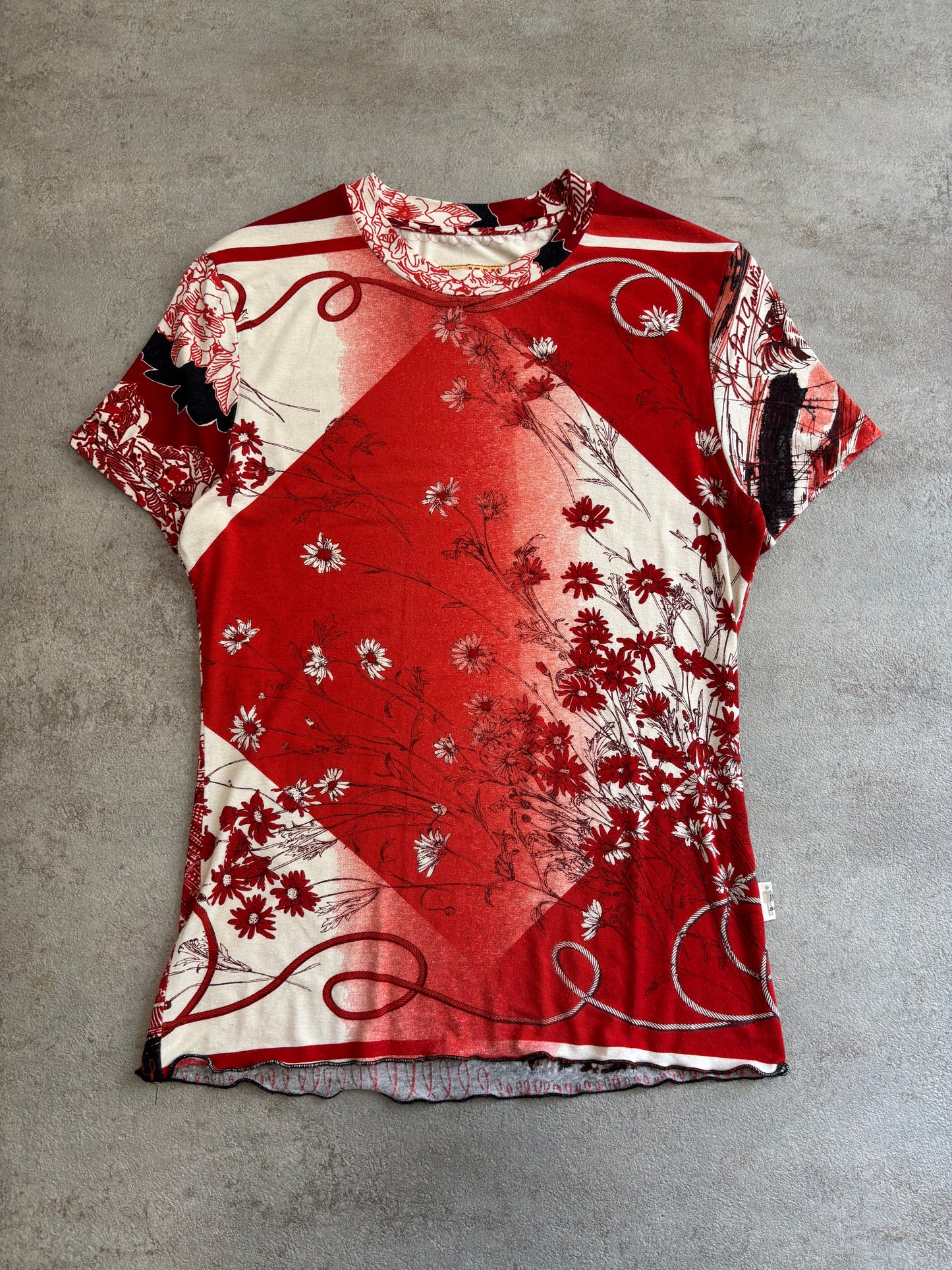 Camiseta ‘Full Print’ Jean Paul Gaultier 90s Vintage - M
