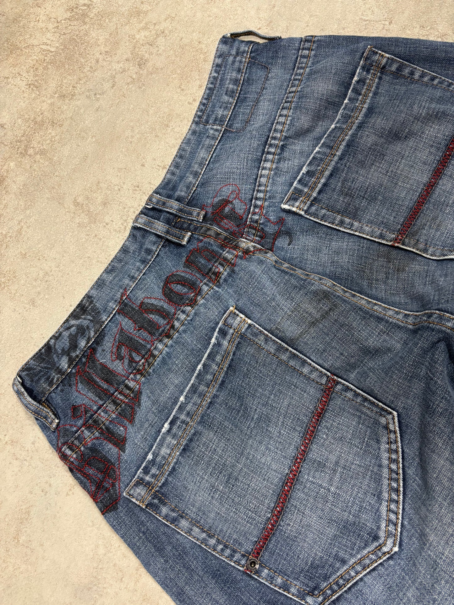Shorts 3/4 Billabong ‘Logo Embroidered’ 00s Vintage - M