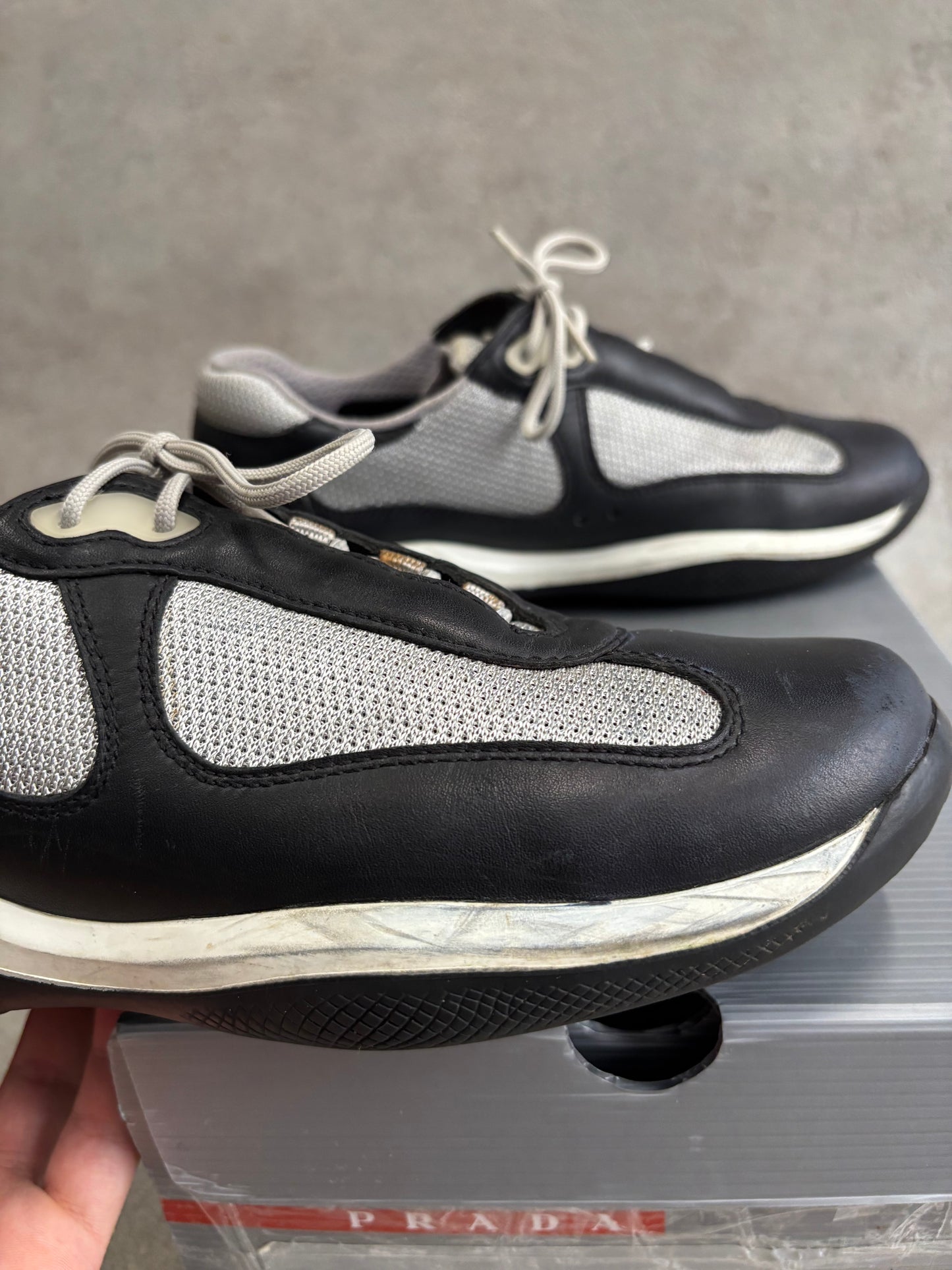 Zapatos Leather Prada America’s Cup 00s Vintage - 39’5