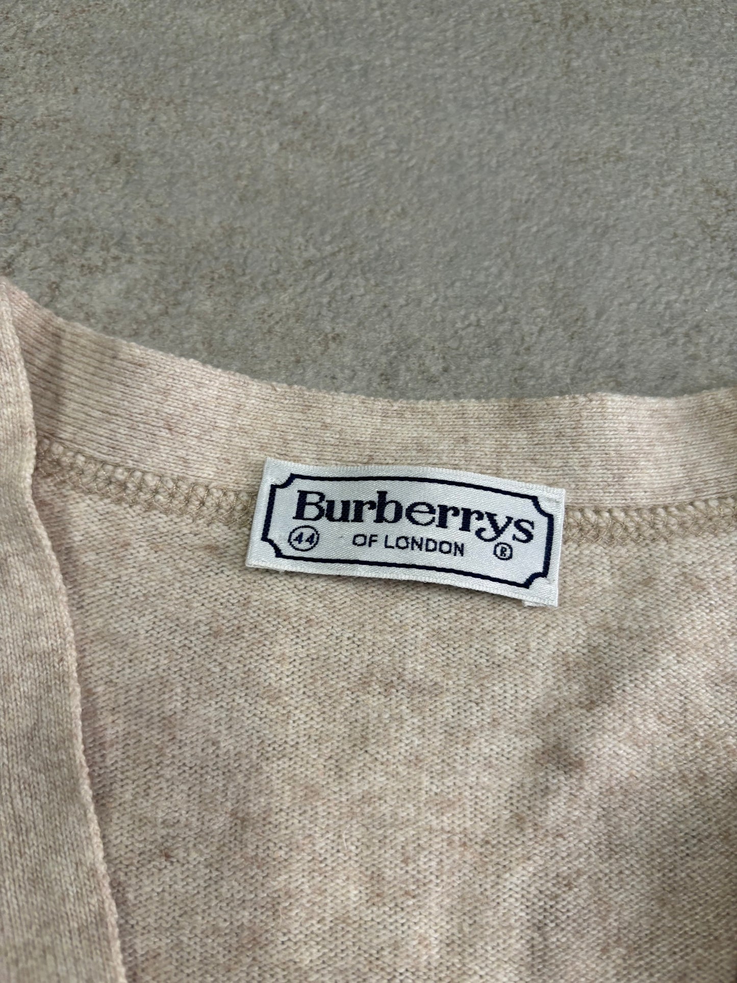 Cárdigan Burberry 90s Vintage - S