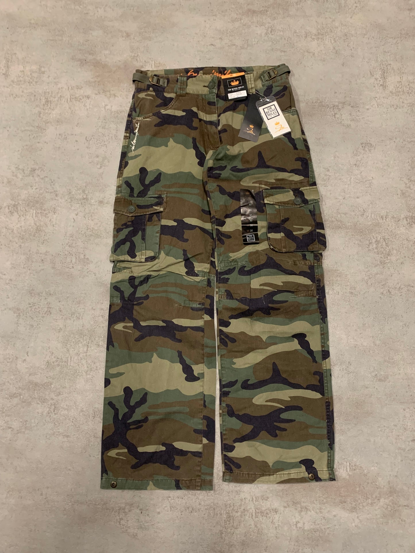 Pantalones Baggy Militares Vintage Sir Benni Miles 00’s Dead Stock