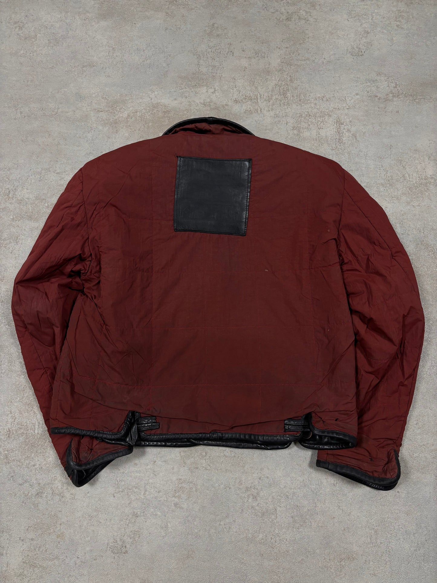 Chaqueta Cuero Marithé François + Girbaud ‘Compagnie des Montagnes et Des Forets’ 80s Vintage - L