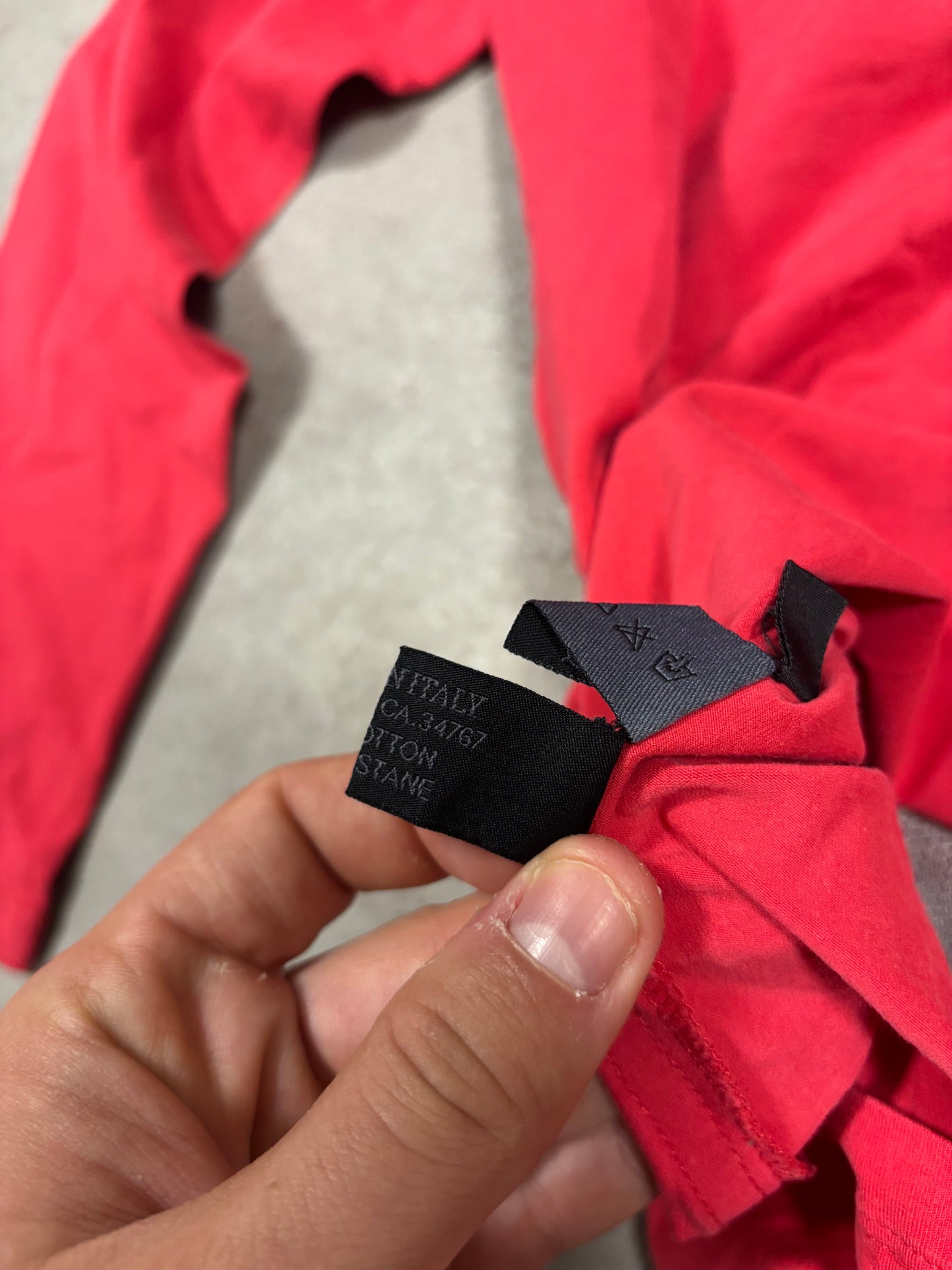 Camiseta Pico Elástica Prada 90s Vintage - L