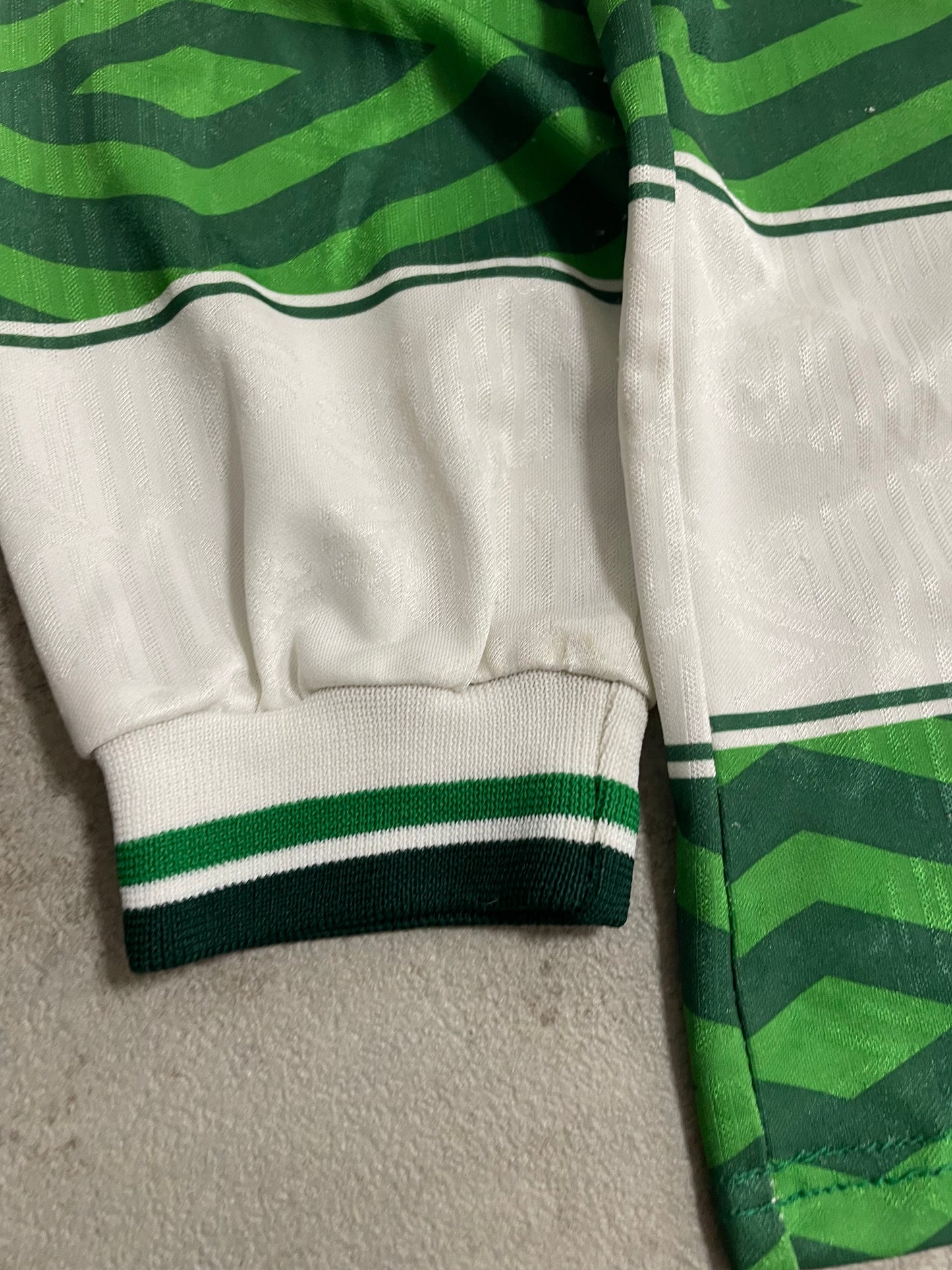 Camiseta Fútbol Manga Larga Blank Celtic Glasgow 1993-1994 Vintage - XL
