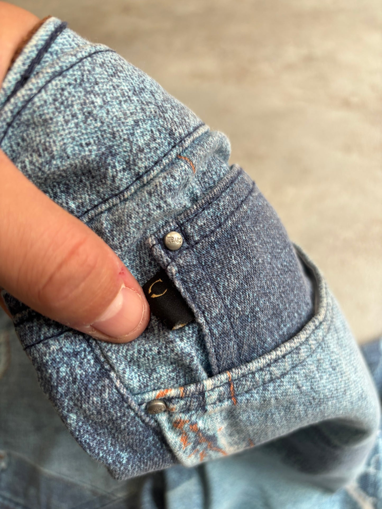 Pantalones Archive ‘Full Jeans Print’ Just Cavalli 00s Vintage - L Woman