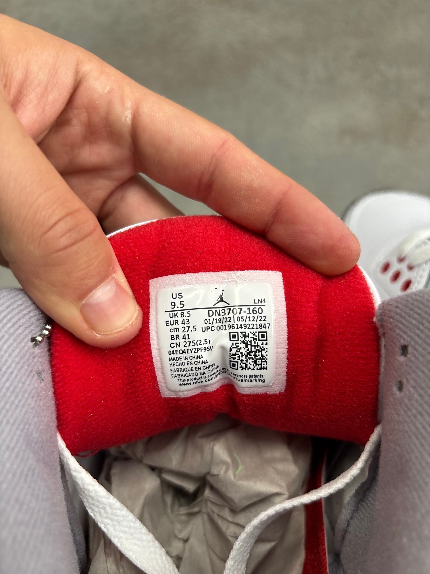 Zapatillas Jordan 3 Retro OG ‘Fire Red 2022’ Deadstock - 43