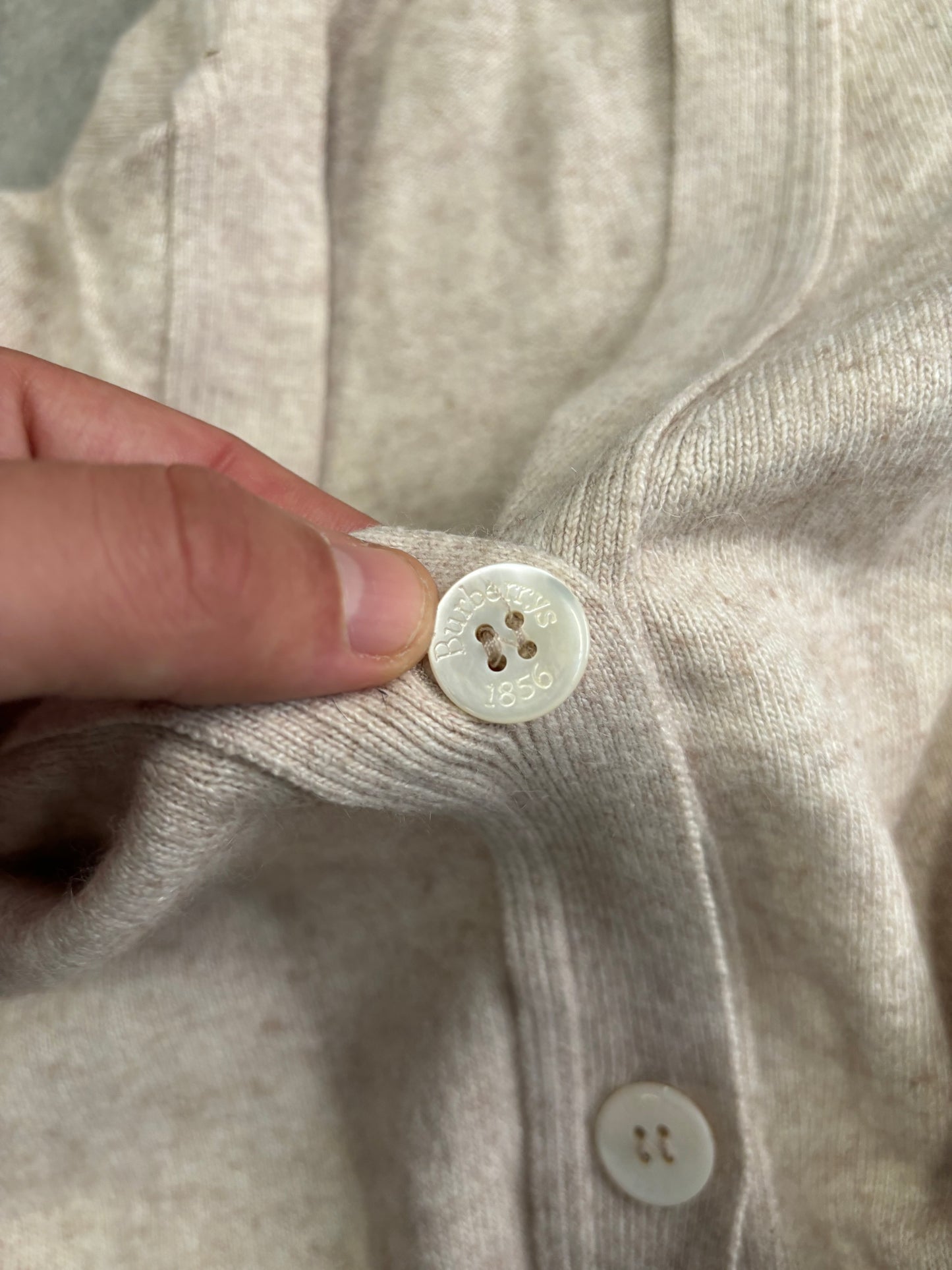 Cárdigan Burberry 90s Vintage - S