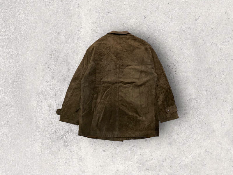 Abrigo Largo Burberry ‘Novacheck’ 80s Vintage - L