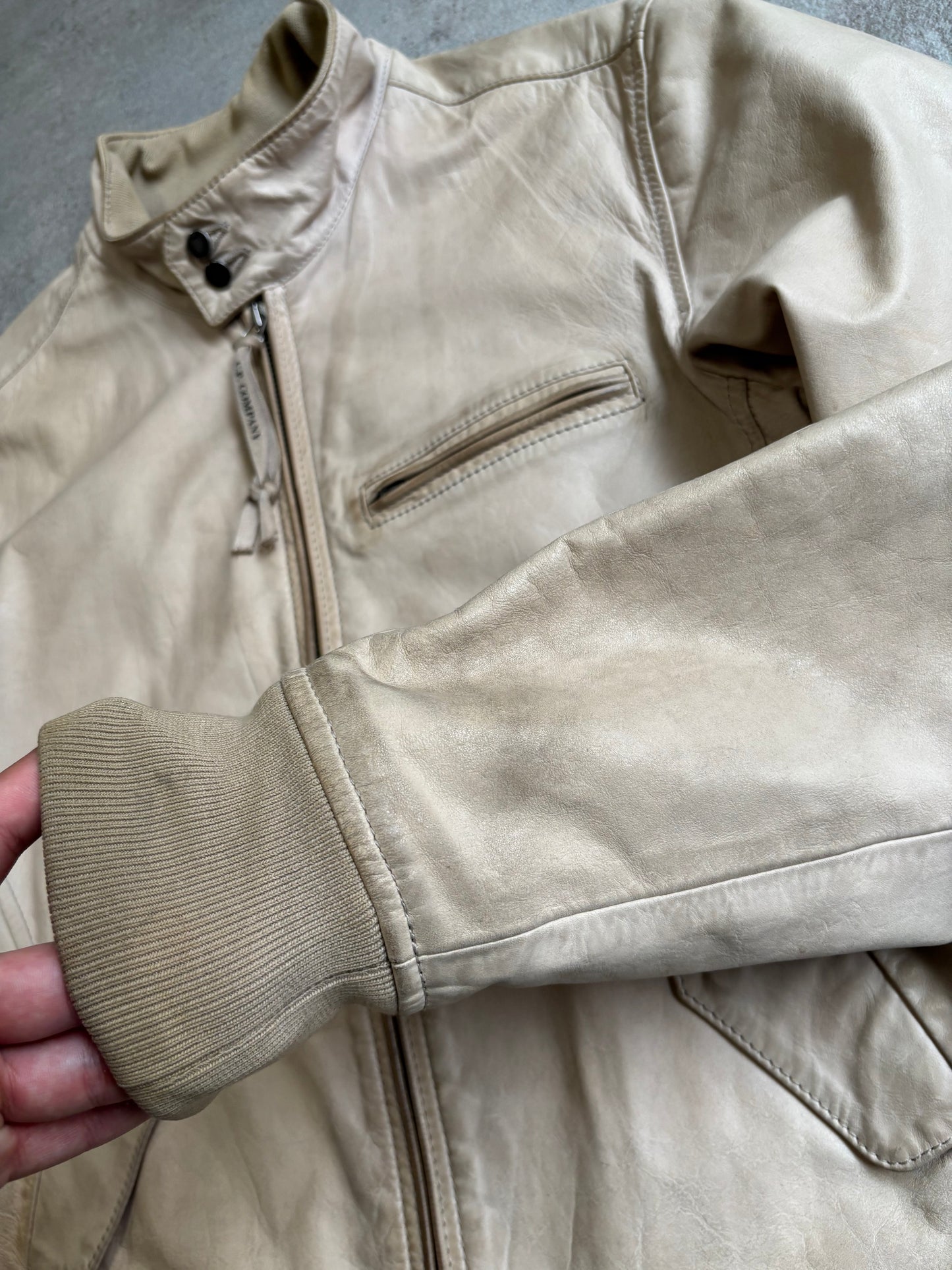 Chaqueta Cuero Bomber C.P Company 2008 - S