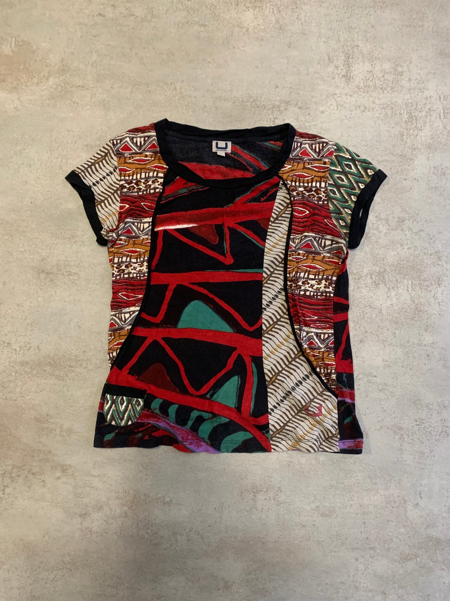 Top Estampado Vintage Adolfo Domínguez 00’s - L