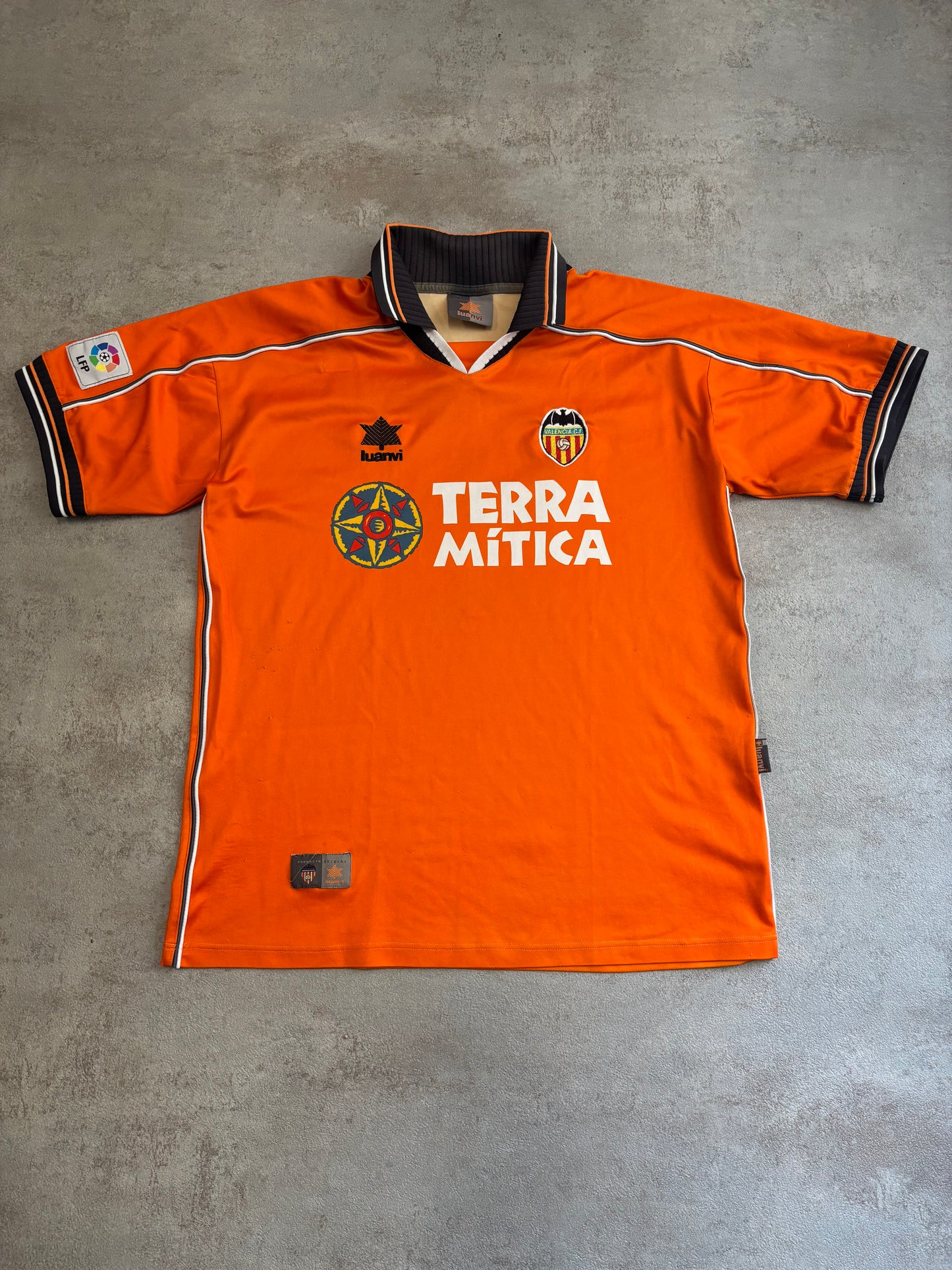 Camiseta Luanvi Valencia Terra Mítica 1999/00 Vintage - XL