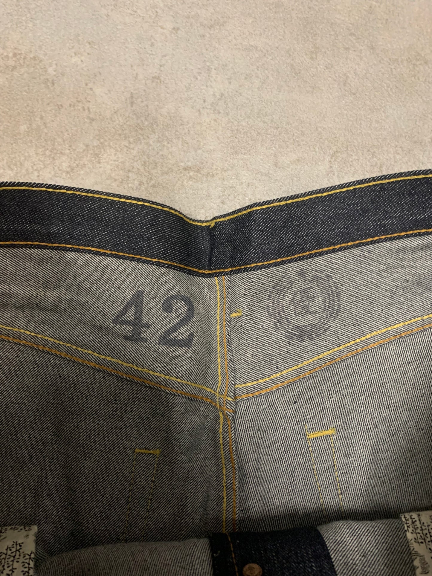 Pantalones Baggy Jeans Bordado Japonés Vintage RMC Bootleg 00’s - XL