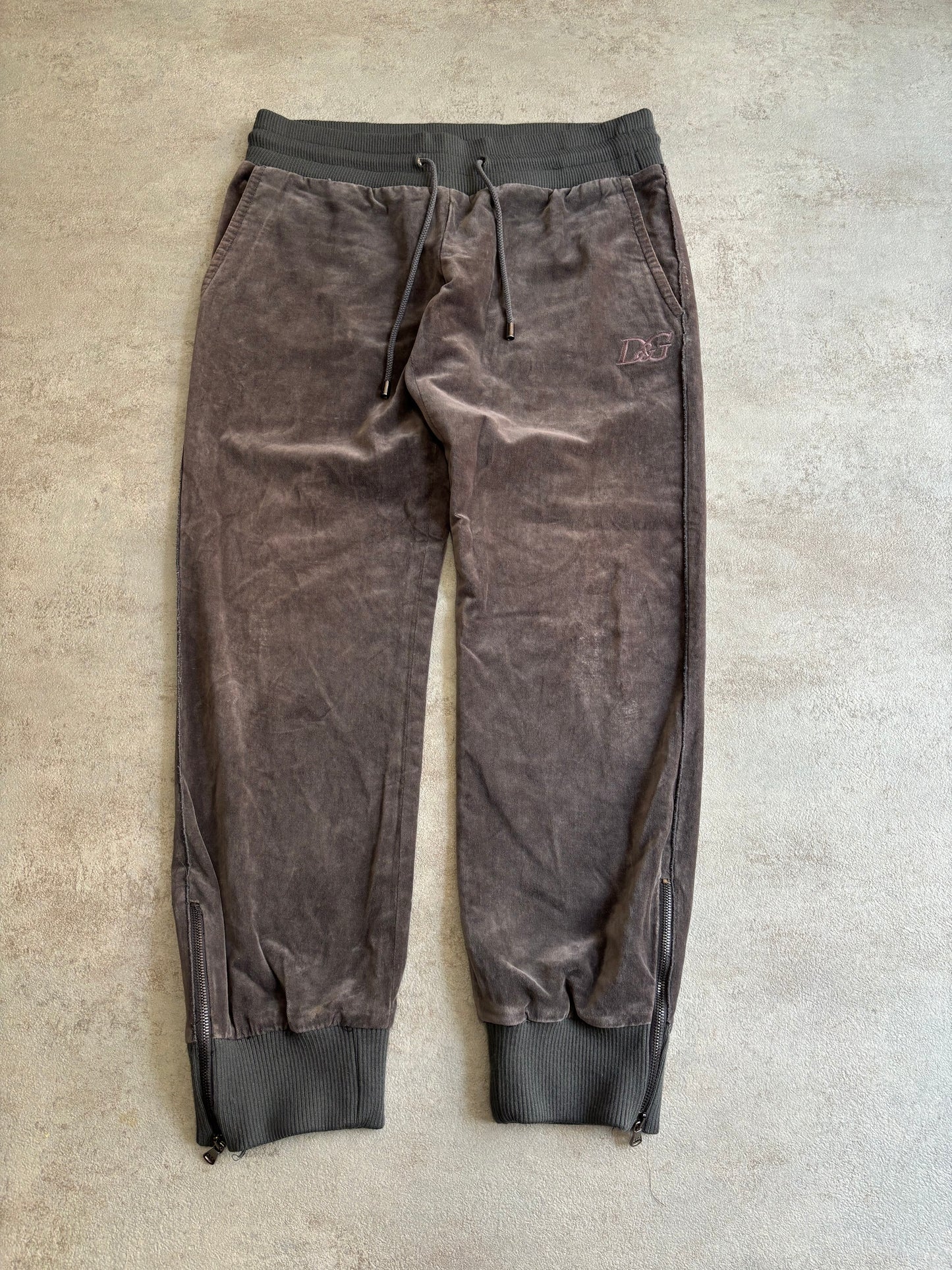 Pantalones Flared Joggers Velour Dolce & Gabbana - M