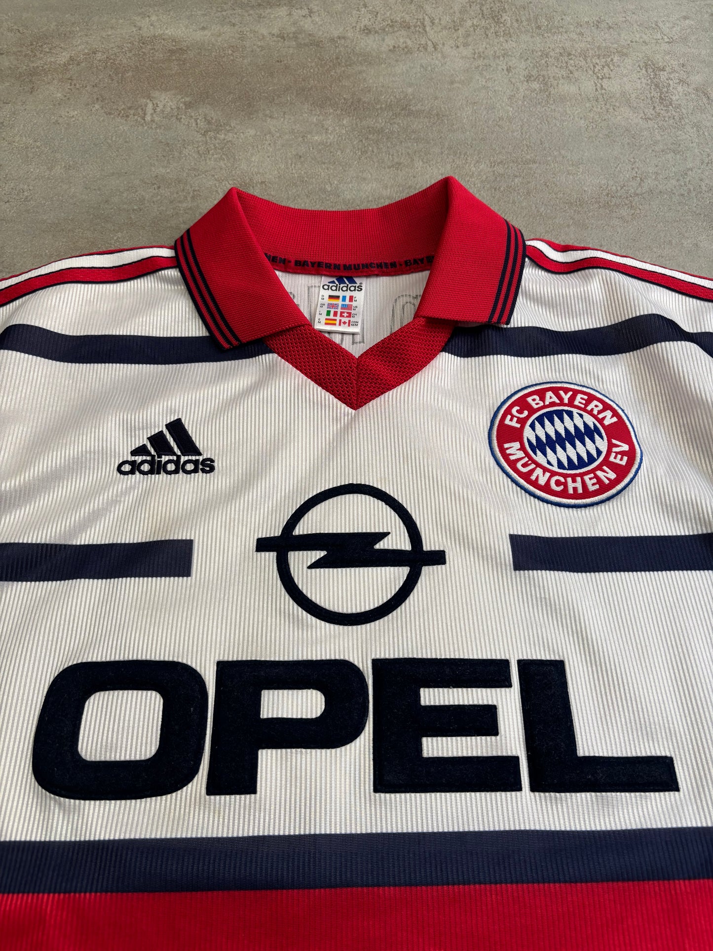 Camiseta Visitante Adidas Bayern München ‘Matthäus 10’ 1998/00 Vintage - M