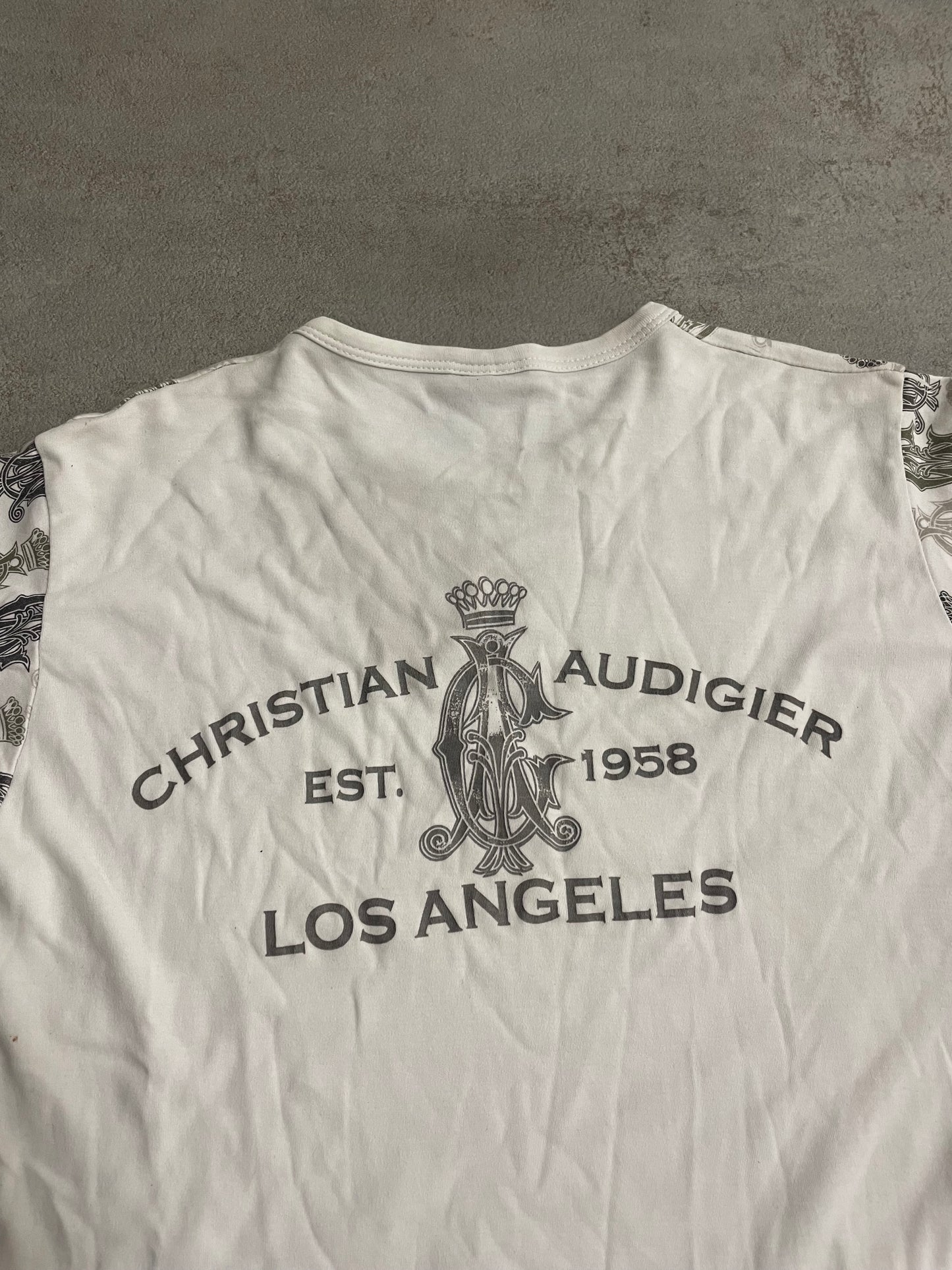 Camiseta Christian Audigier 00s Vintage - S