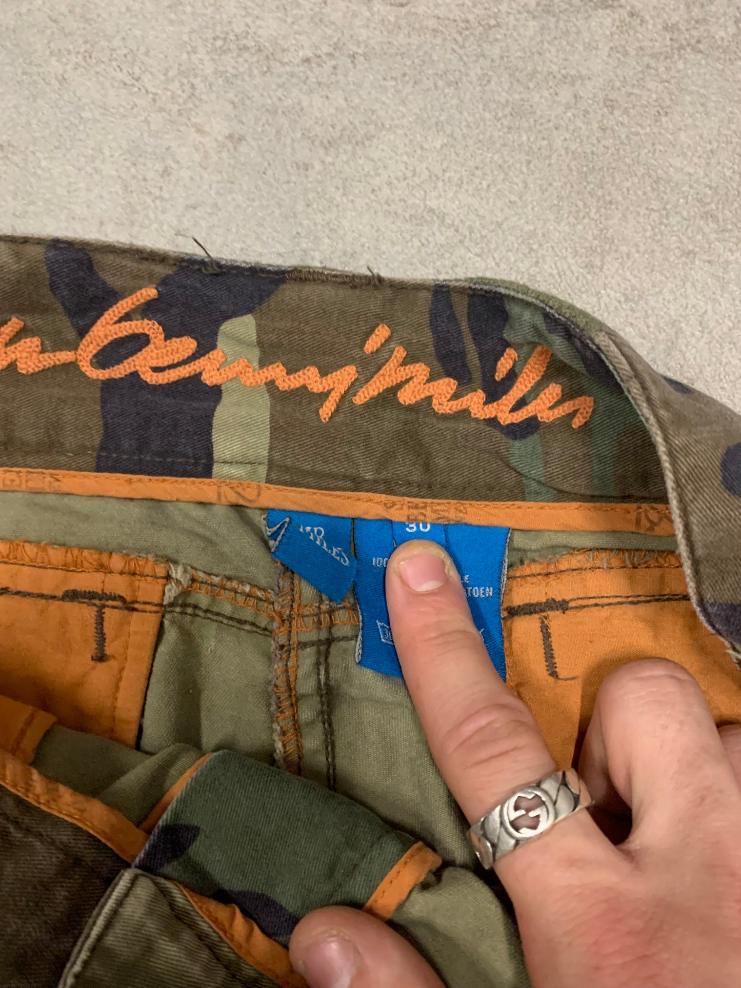 Pantalones Baggy Militares Vintage Sir Benni Miles 00’s Dead Stock