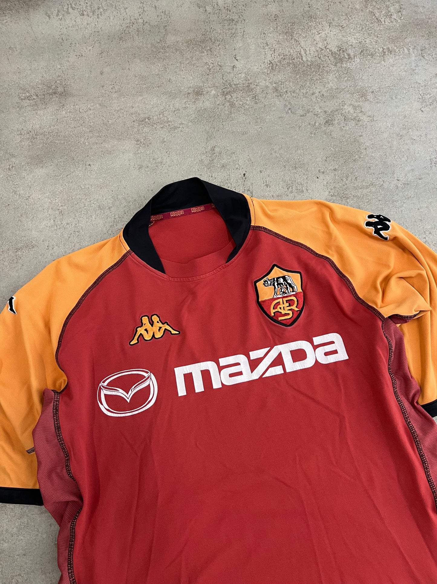 Camiseta Fútbol Vintage Kappa Roma 00’s -S