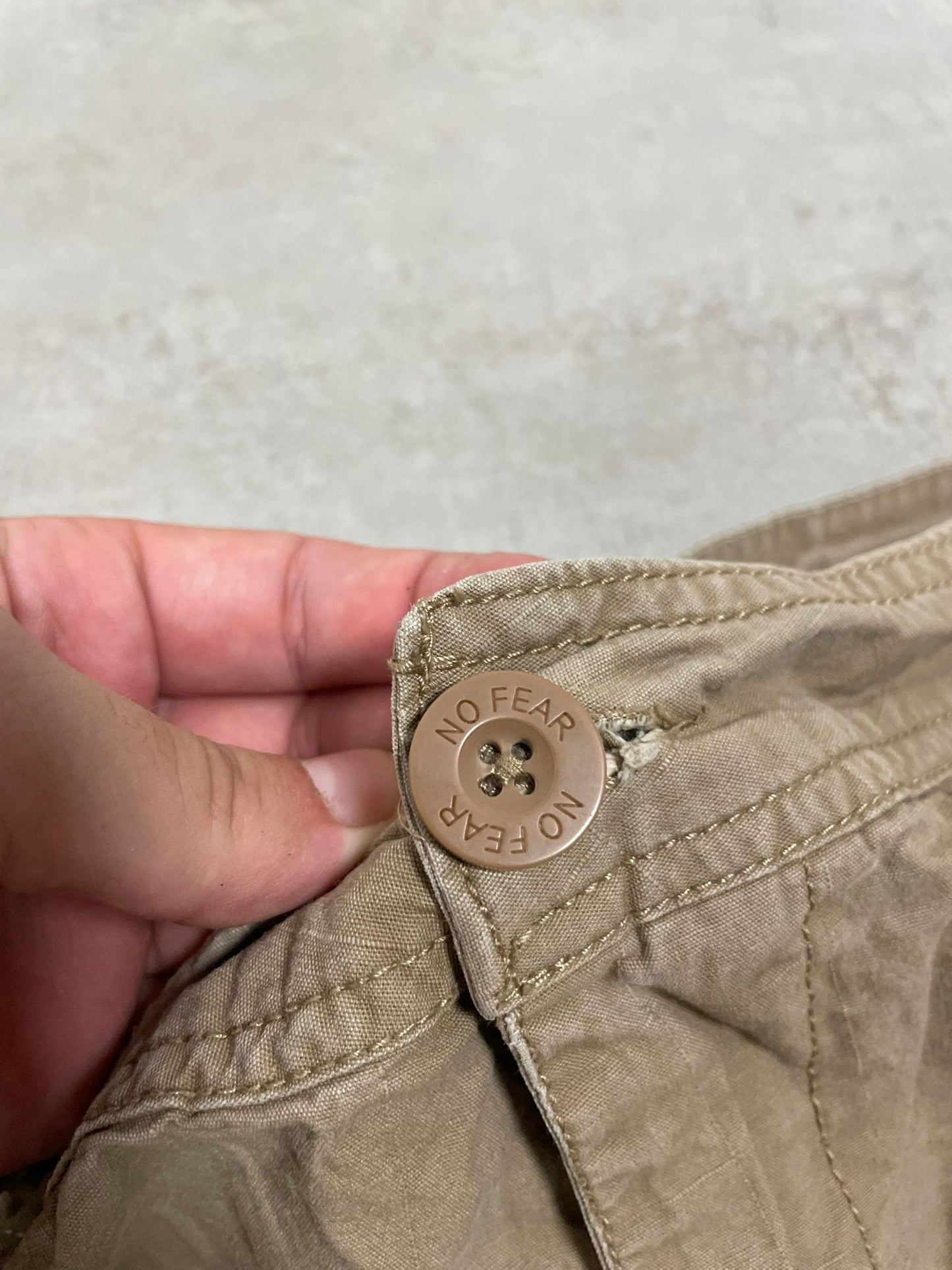 Shorts Cargo No Fear 00s Vintage - L