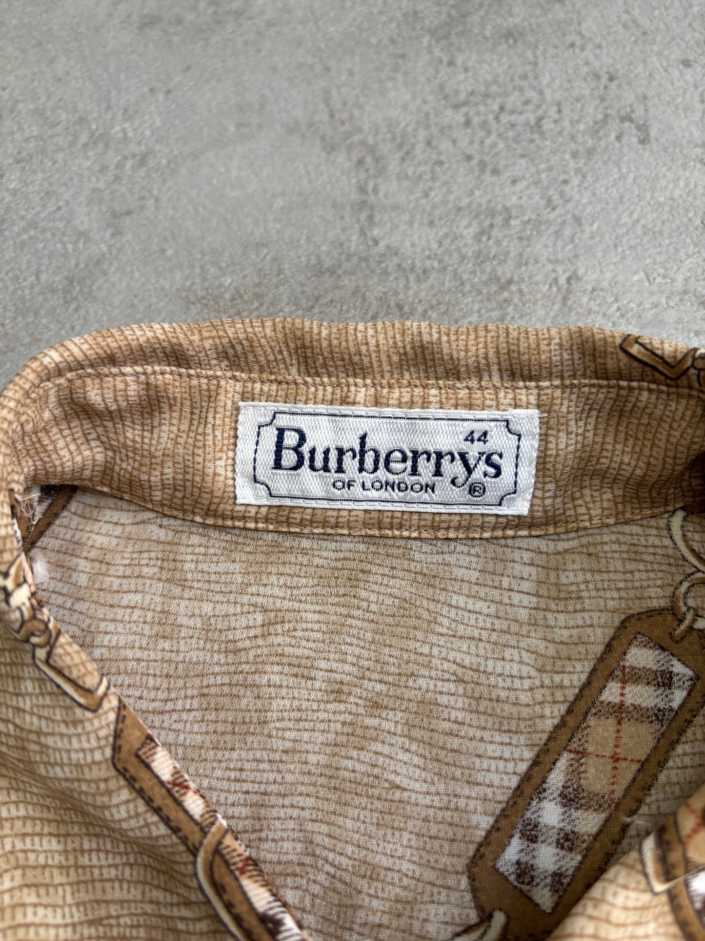 Camisa Mesh Burberry 90s Vintage - M Woman