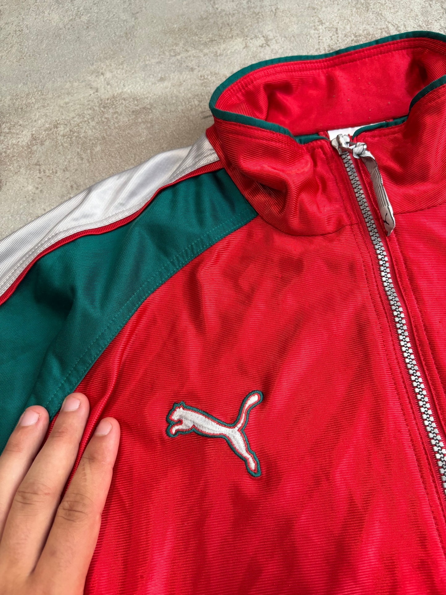 Chaqueta Track Puma Marruecos 1998/99 Vintage - L