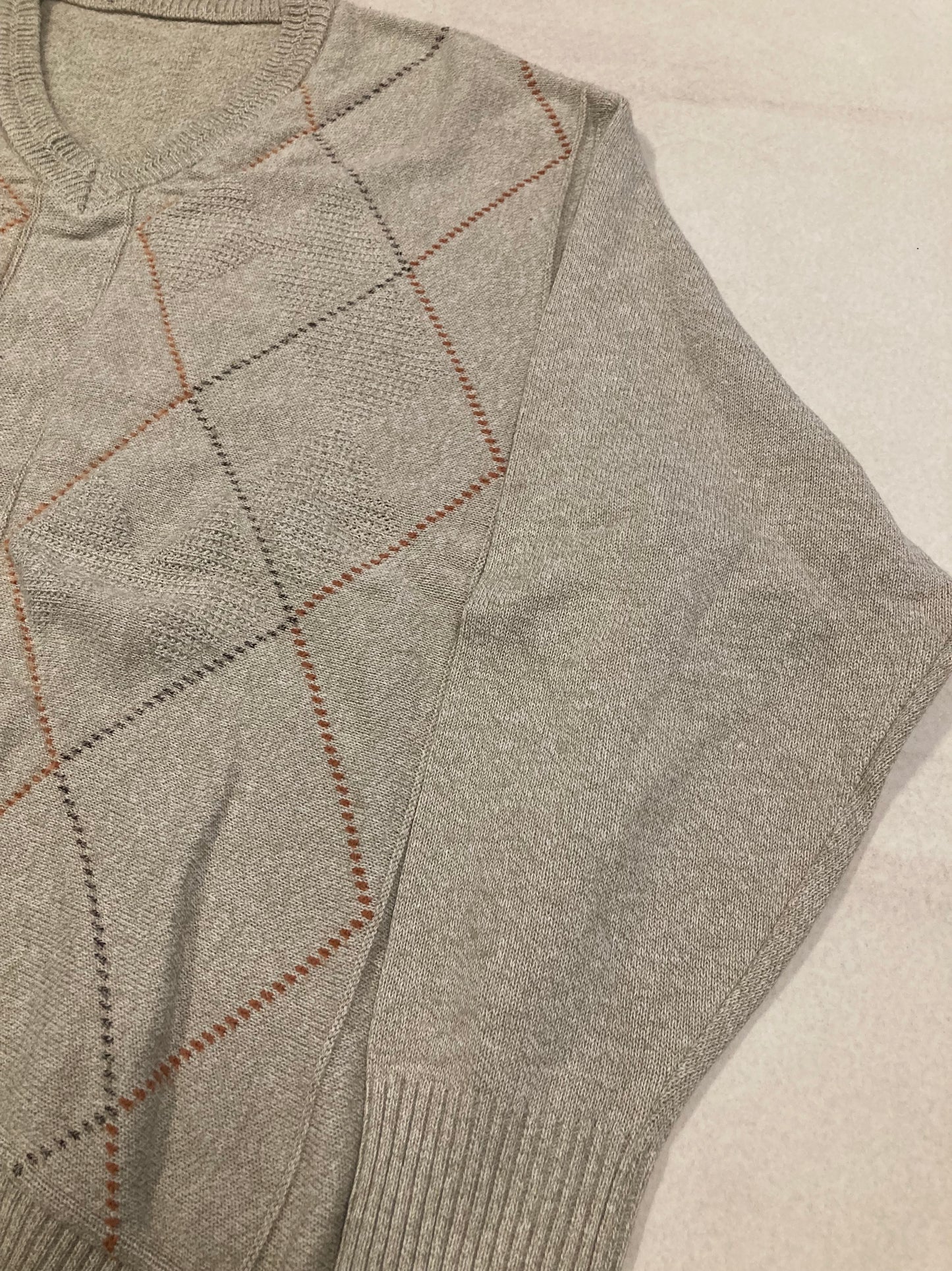 Jersey Cuello Pico Lana Vintage - M