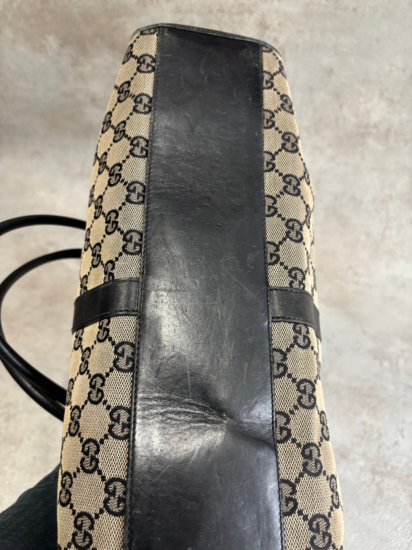 Bolso Totebag de Hombro Jackie Gucci + Guardapolvos Original 00s Vintage