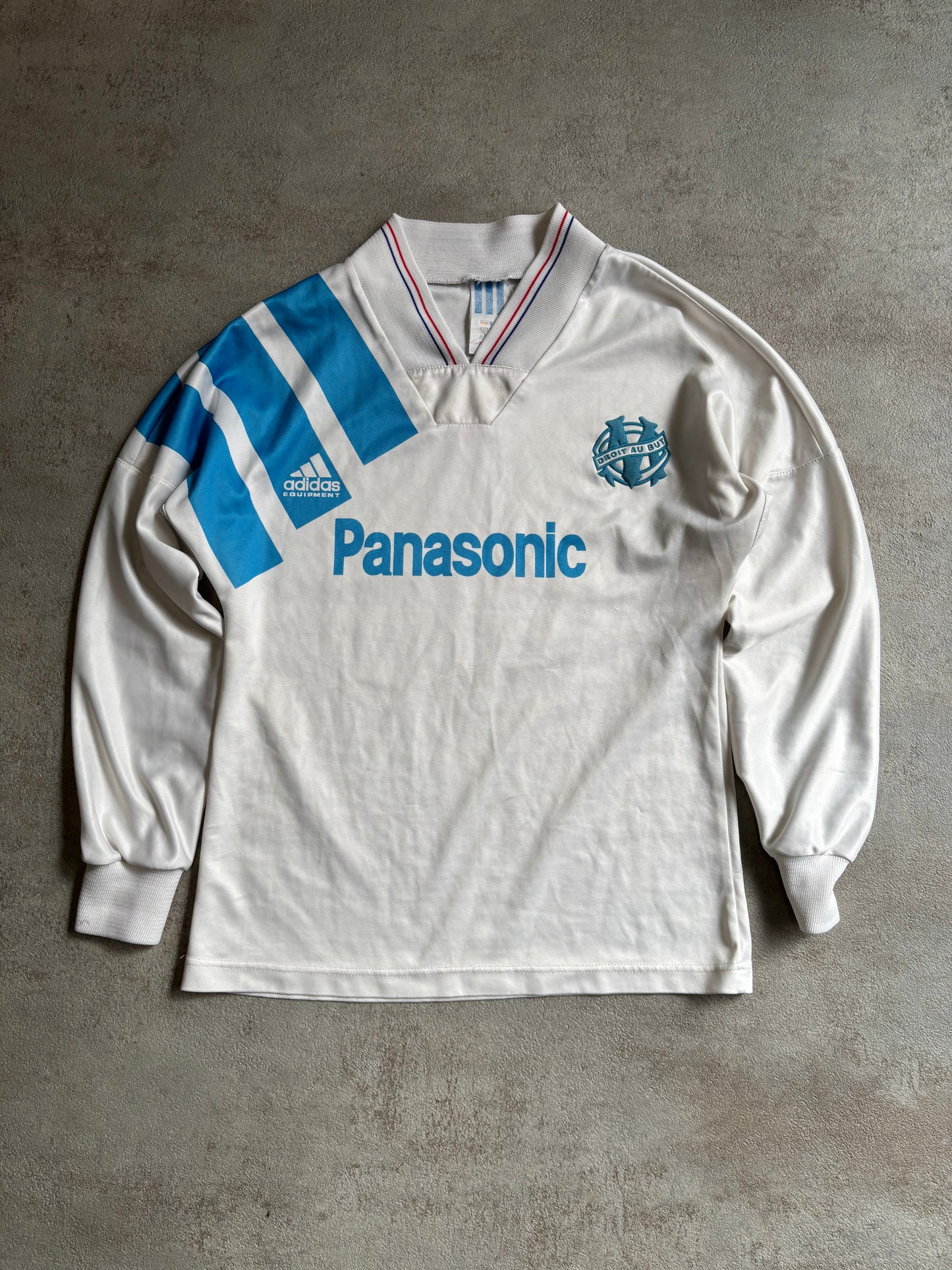Camiseta Manga Larga Olympique Marseille 1991/1992 Vintage - XS