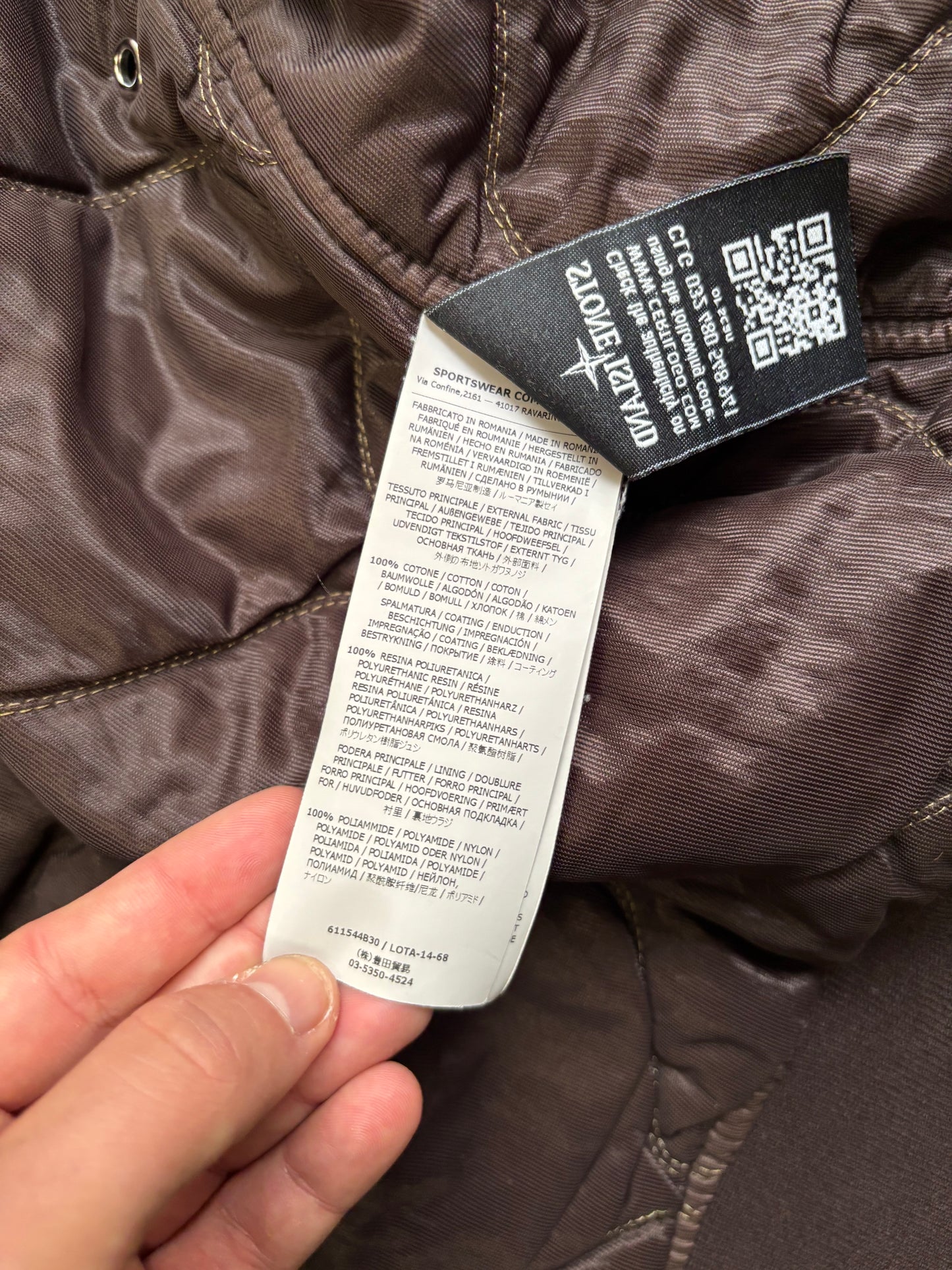 Chaqueta Bomber Stone Island ‘Mussola Gommata’ 2014 - S